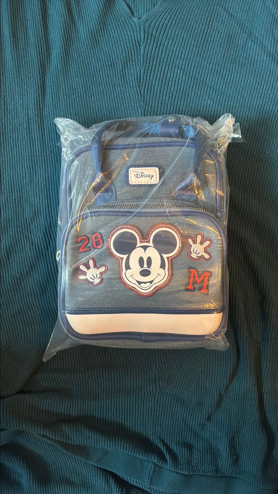 Product image for B6-Denim Mickey Mouse Crossbody