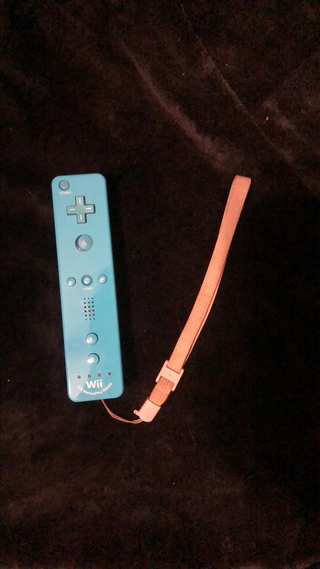 Product image for Wii MotionPlus Controller with Strap - Blue
