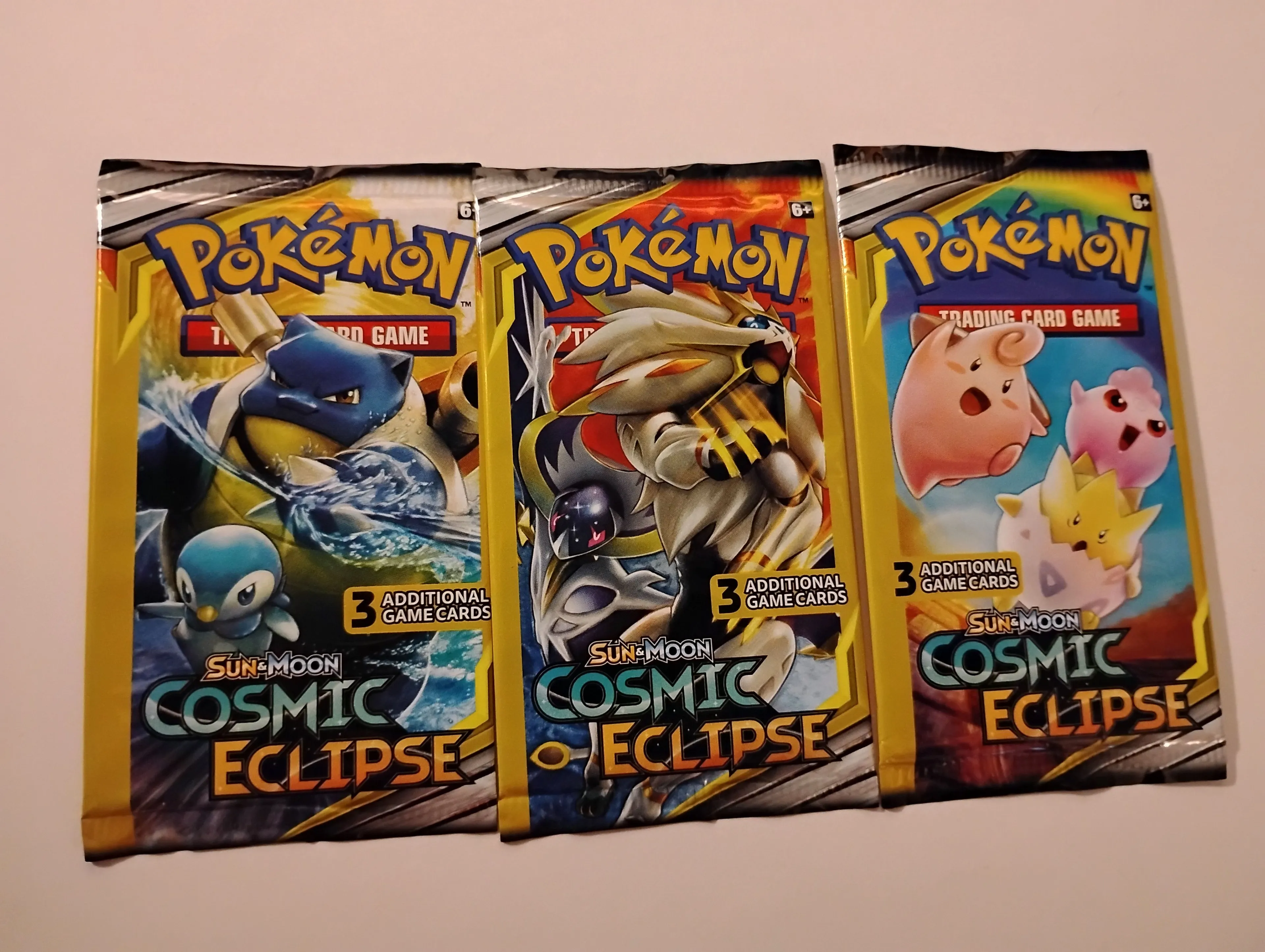 Pokemon Sun & Moon Cosmic Eclipse 3 Card Mini Booster Triple Pack Set - 9  Cards  Whatnot: Shop, Sell, Connect