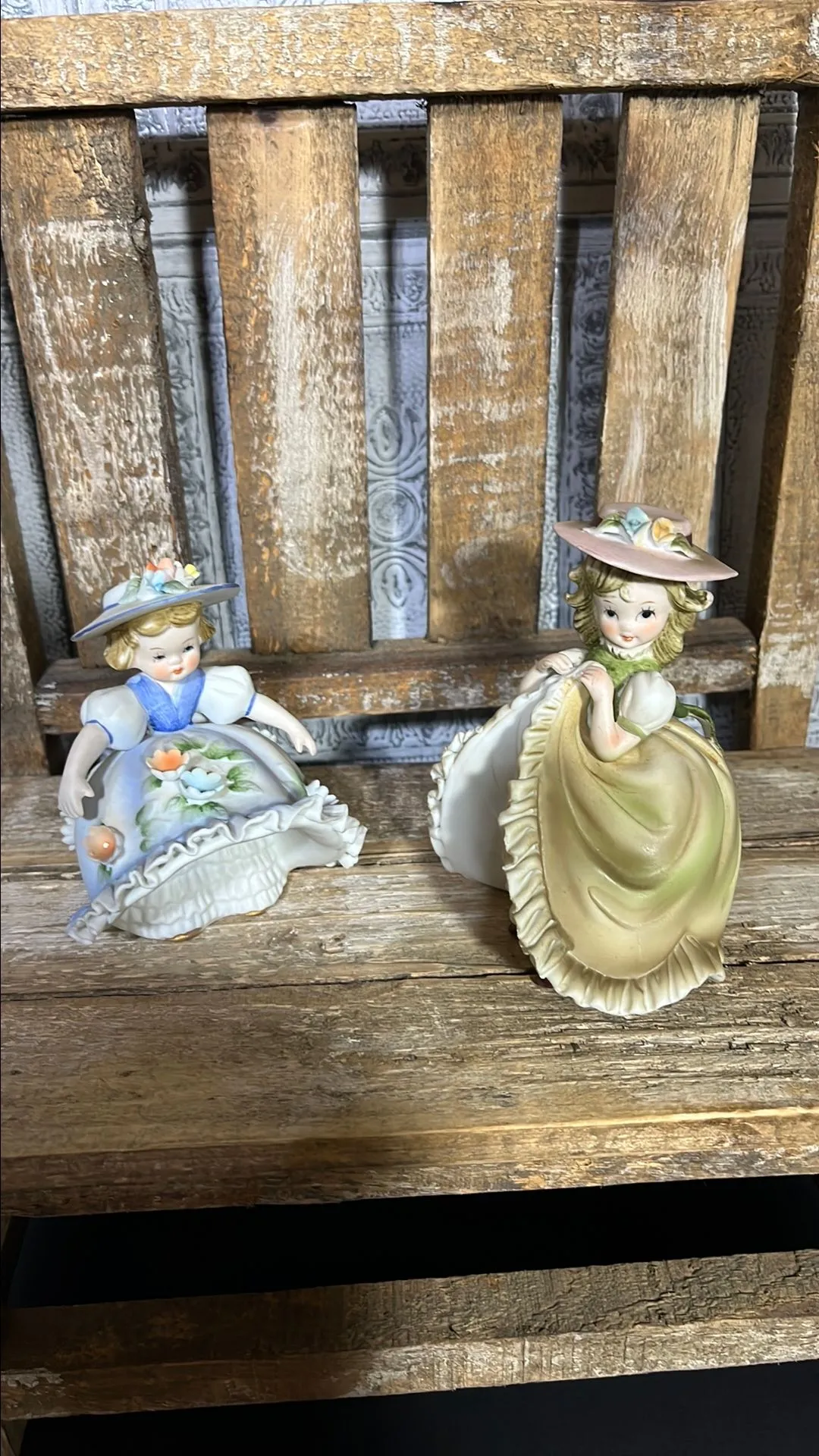 Product image for 020.) Choice Vintage Lefton Bloomer Girls