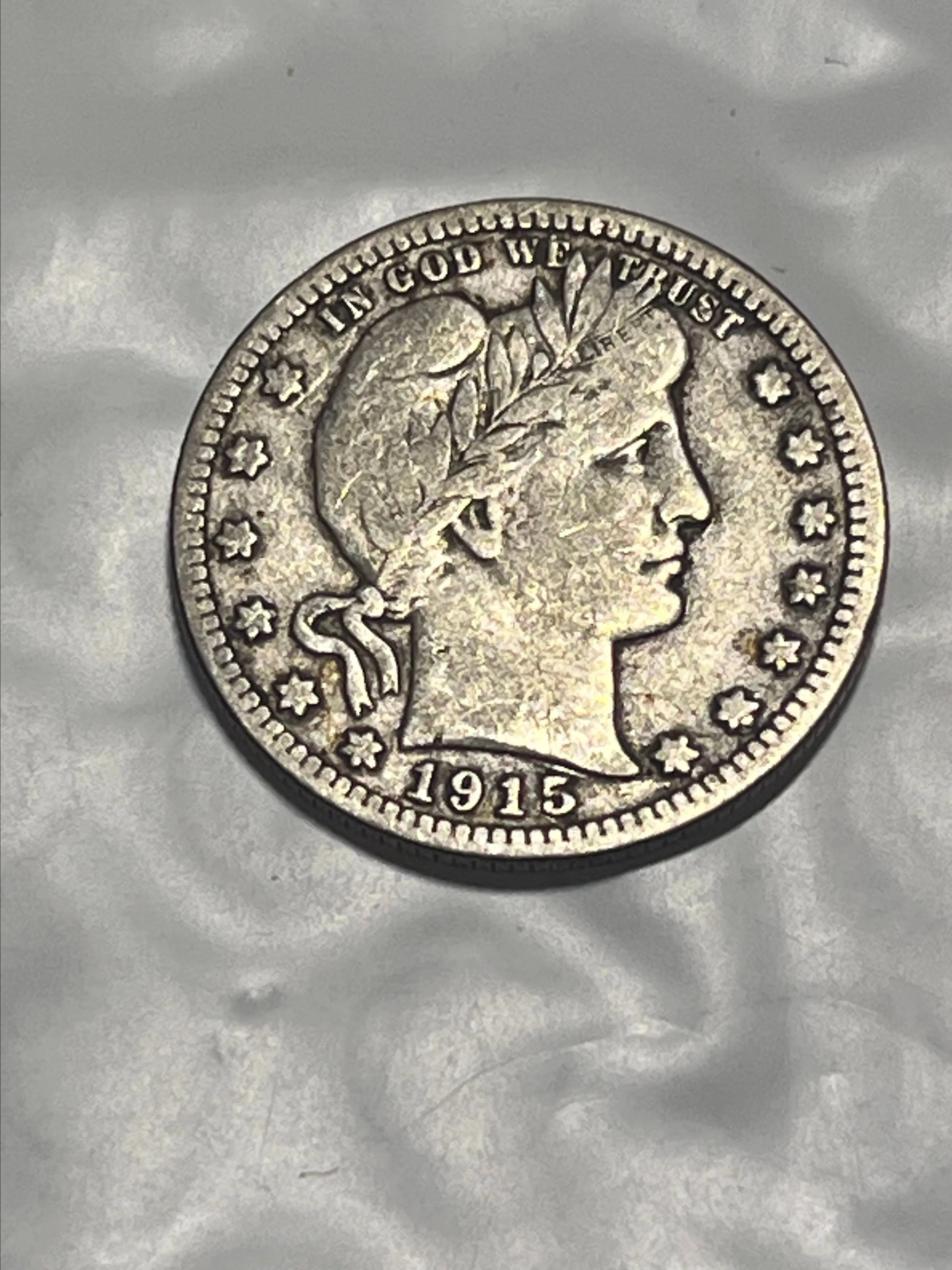 Product image for 049. 1915 Barber Quarter