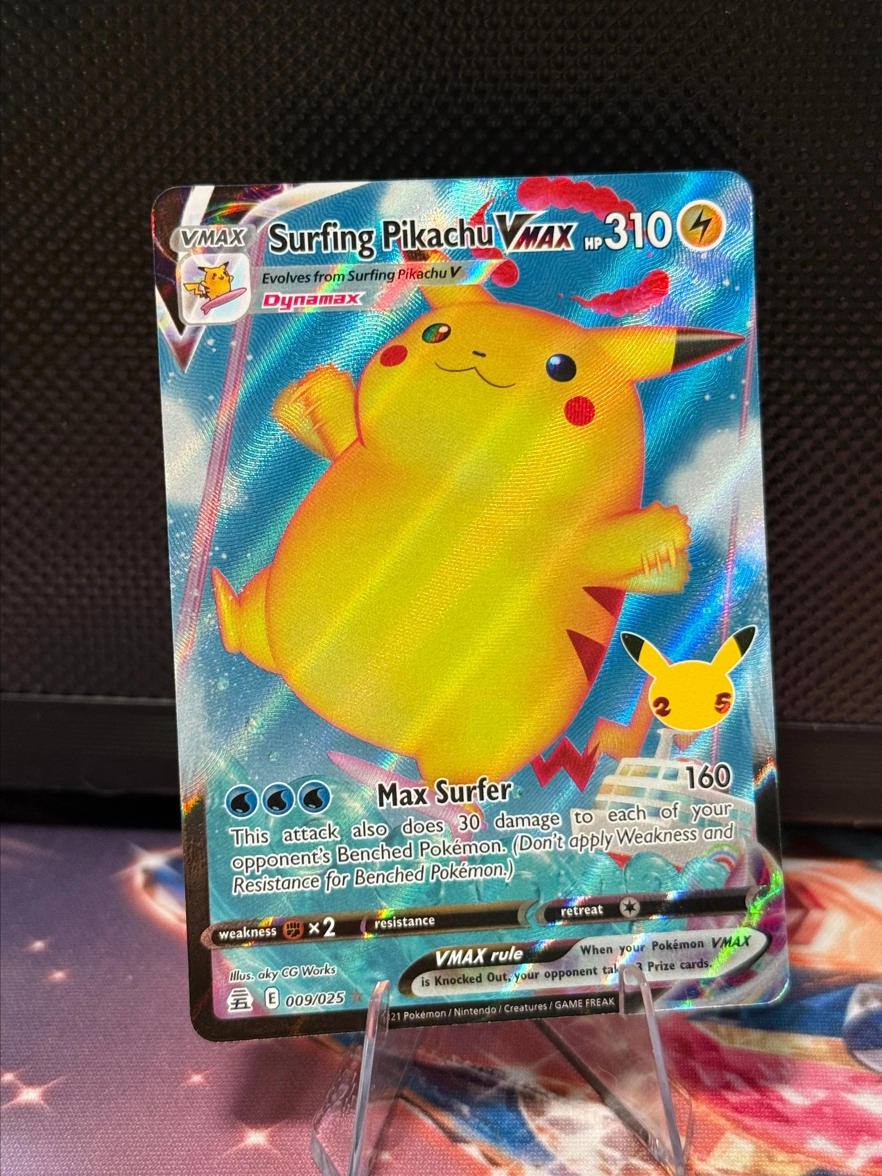 Surfing Pikachu VMAX 009/025 Celebrations Holo  Whatnot: Shop, Sell,  Connect