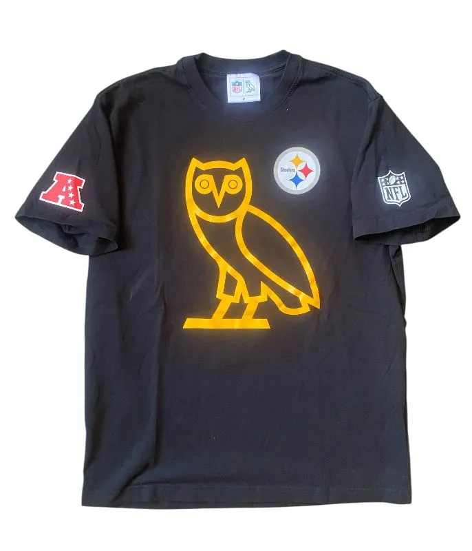 Product image for Drake (OVO) and NFL (Steelers) Shirt
