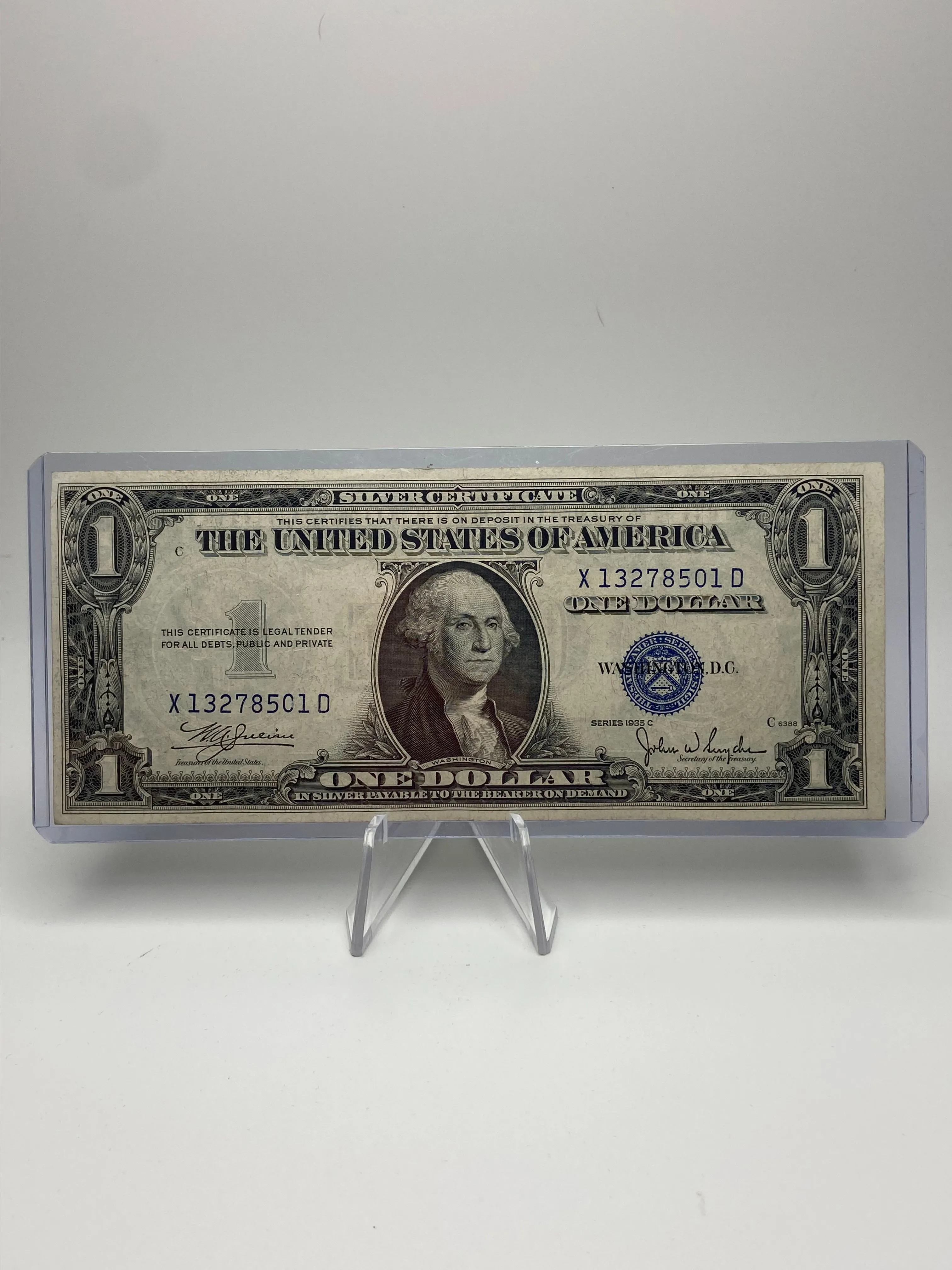 Product image for B4-$1 Silver Certificate