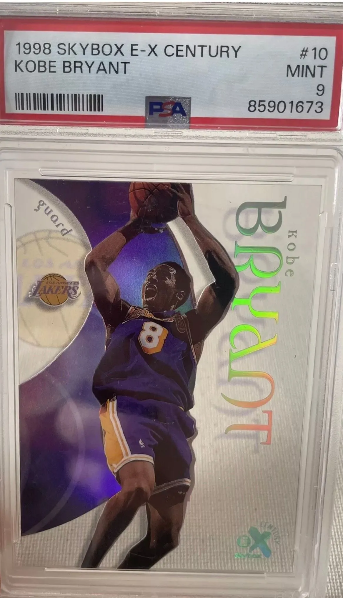 1998-99 Skybox E-X Century #10 Kobe Bryant Los Angeles Lakers PSA 