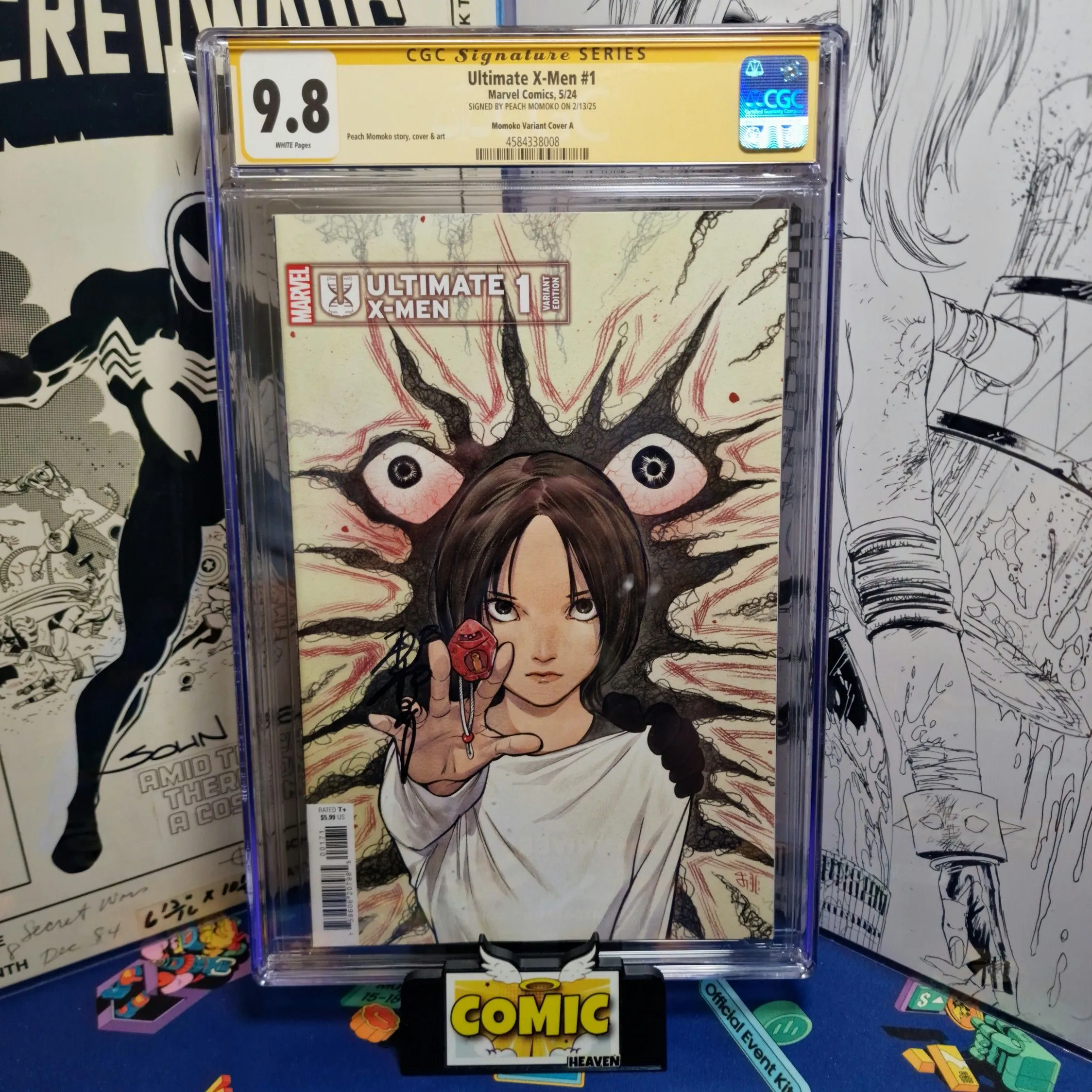 Product image for CGC Ultimate X-Men #1 CGC SS 9.8 Peach Momoko Variant Signed by Peach Momoko 🔥