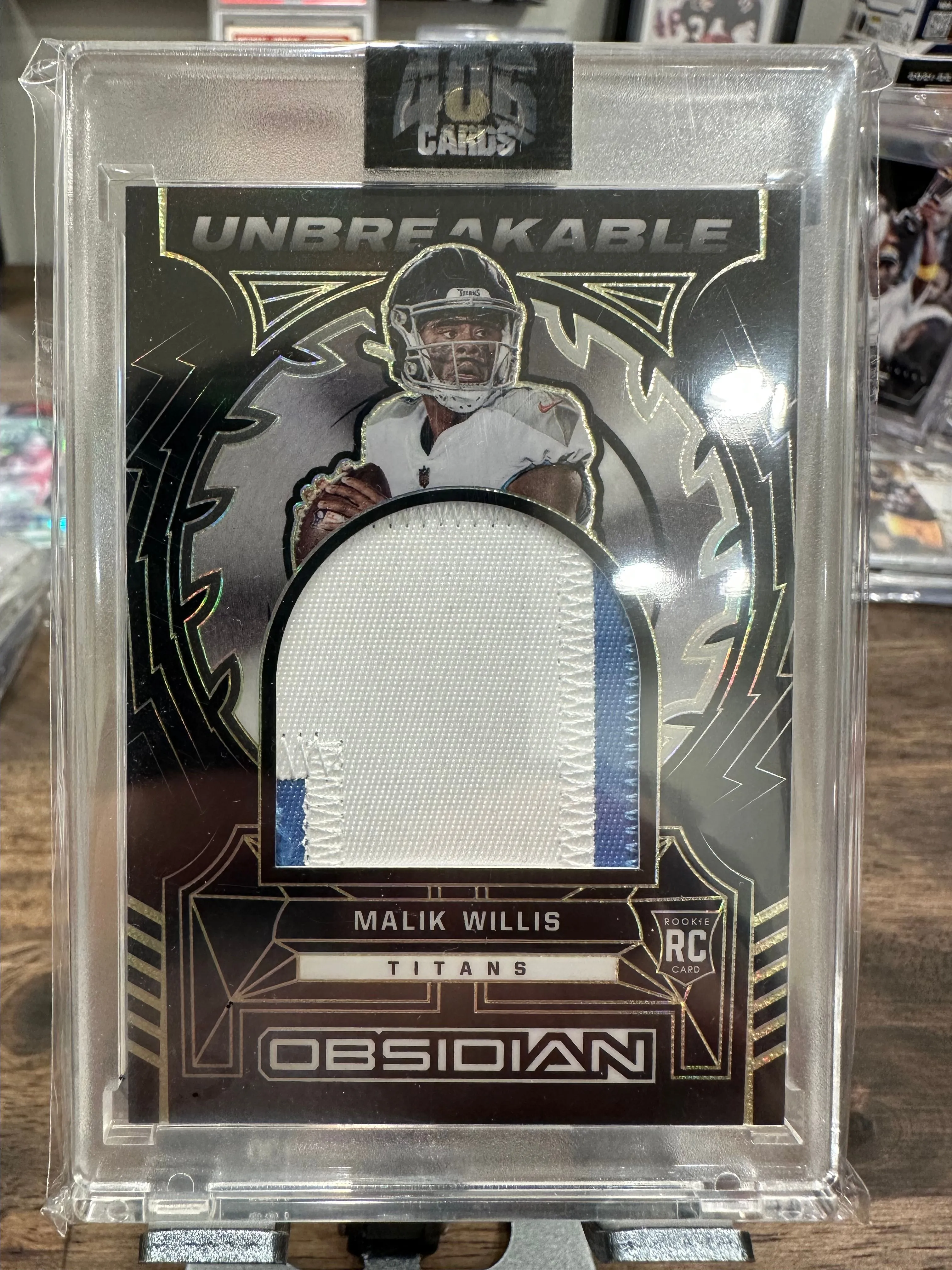 Product image for 2022 Obsidian Malik Willis Rookie Patch 21/25