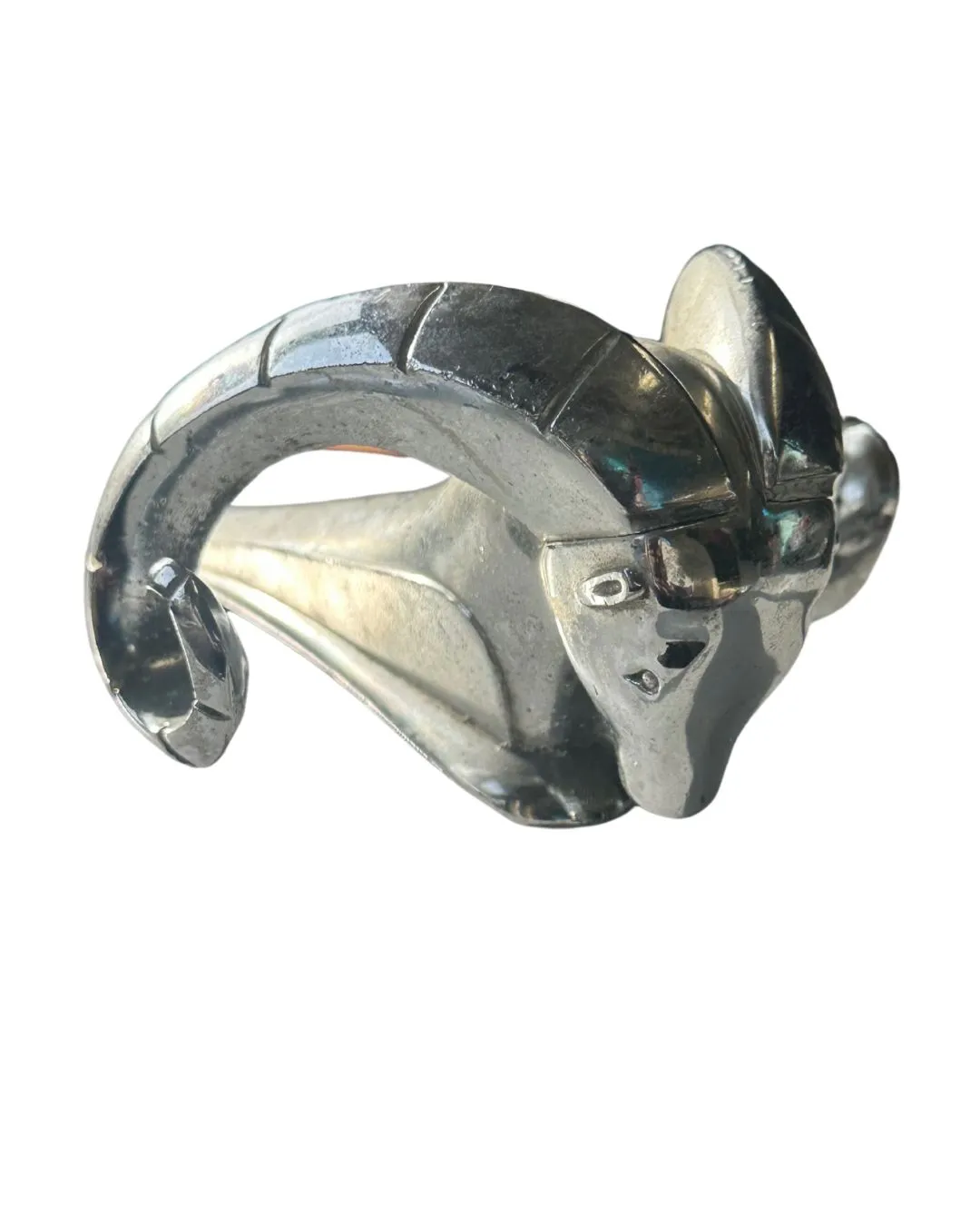Product image for Iconic Vintage 1950's Chrome Dodge Ram Hood Ornament