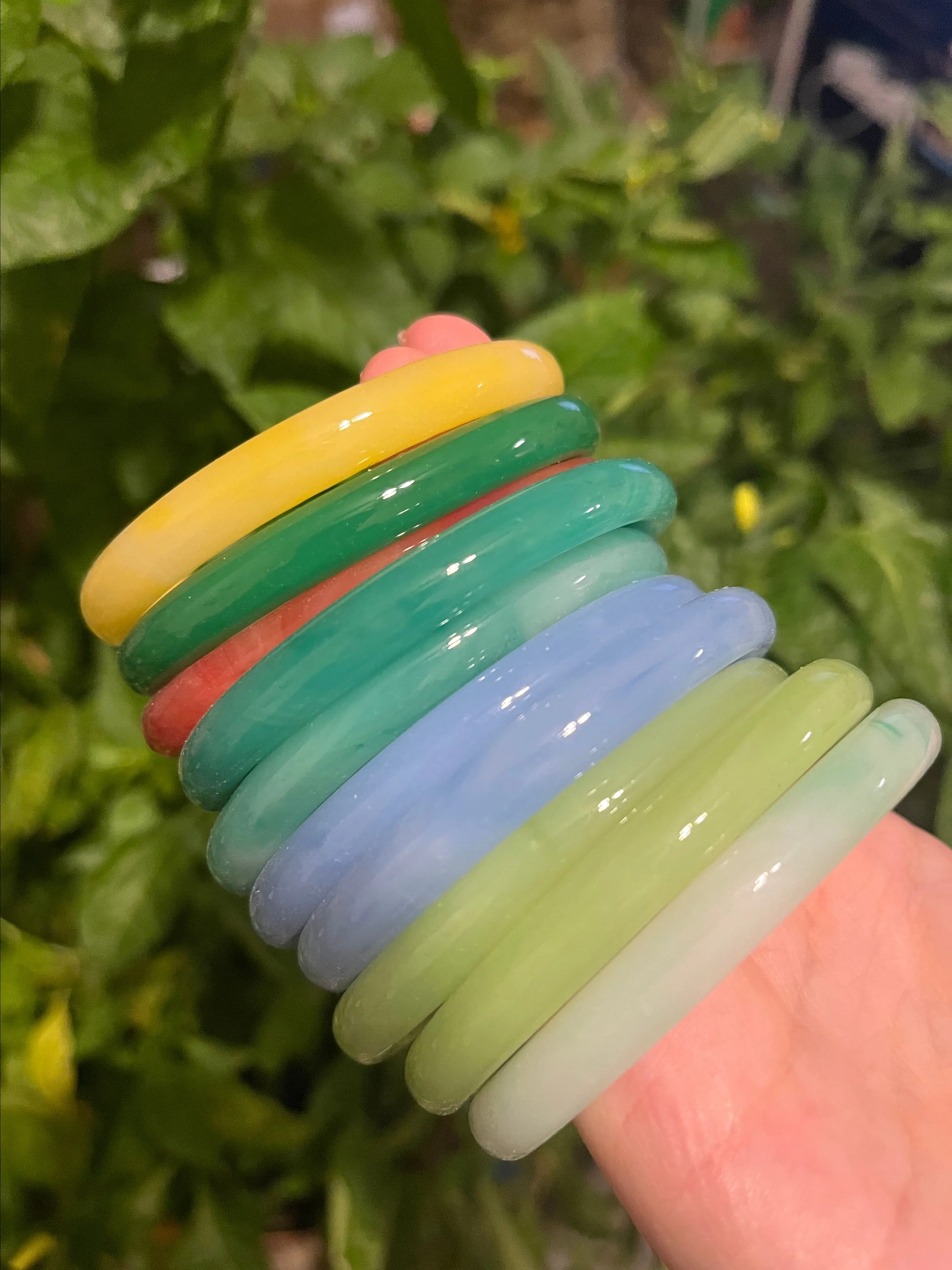 Product image for Glass bangle bracelet