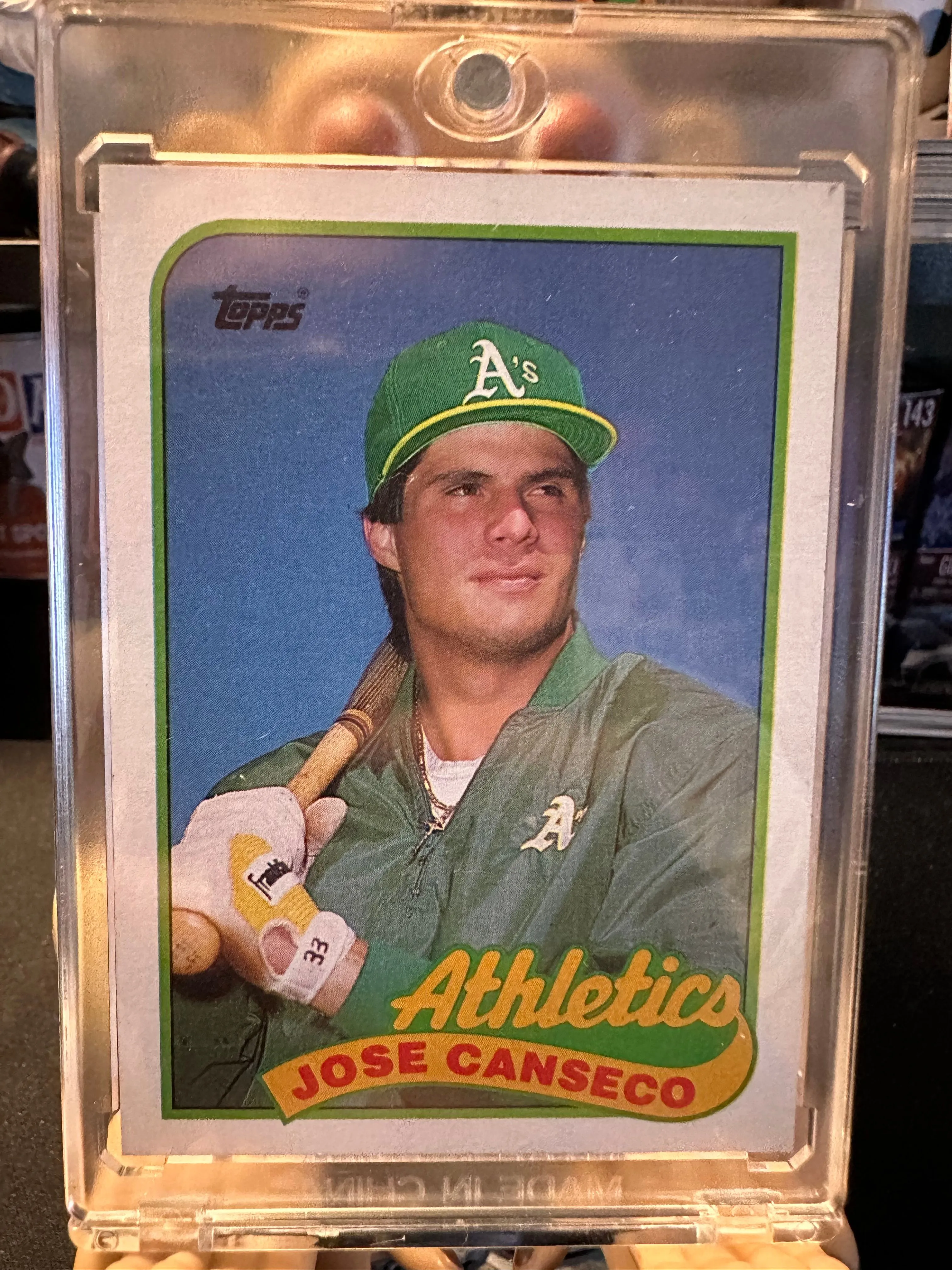 Product image for Topps ‘88 - Error Card - Jose Canseco #500