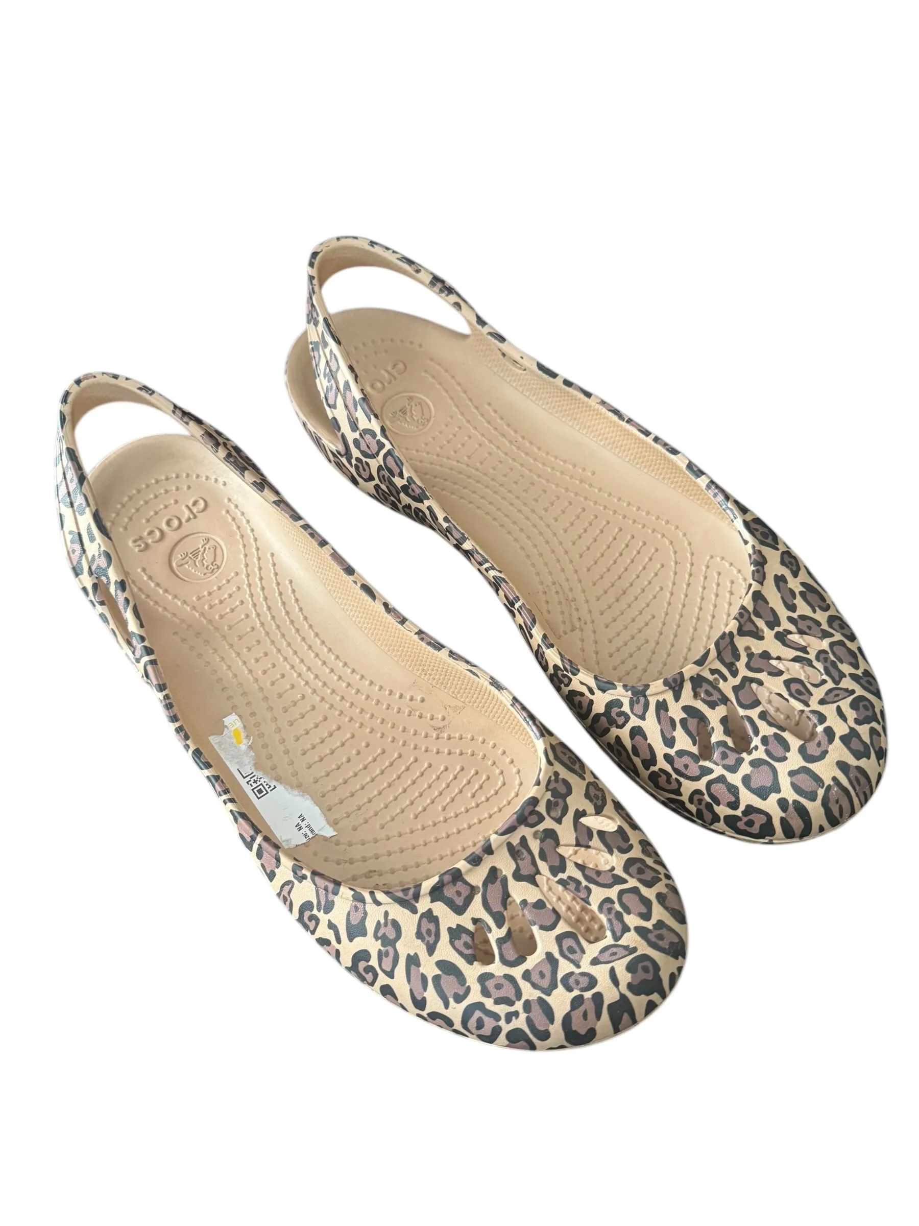 Product image for Leopard Print Crocs Size 10