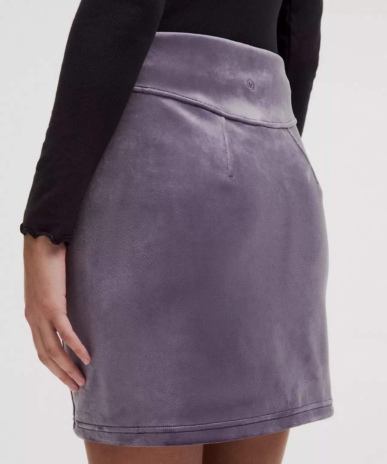 Product image for NWT $88 / Scuba High-Rise Mini Skirt Velvet