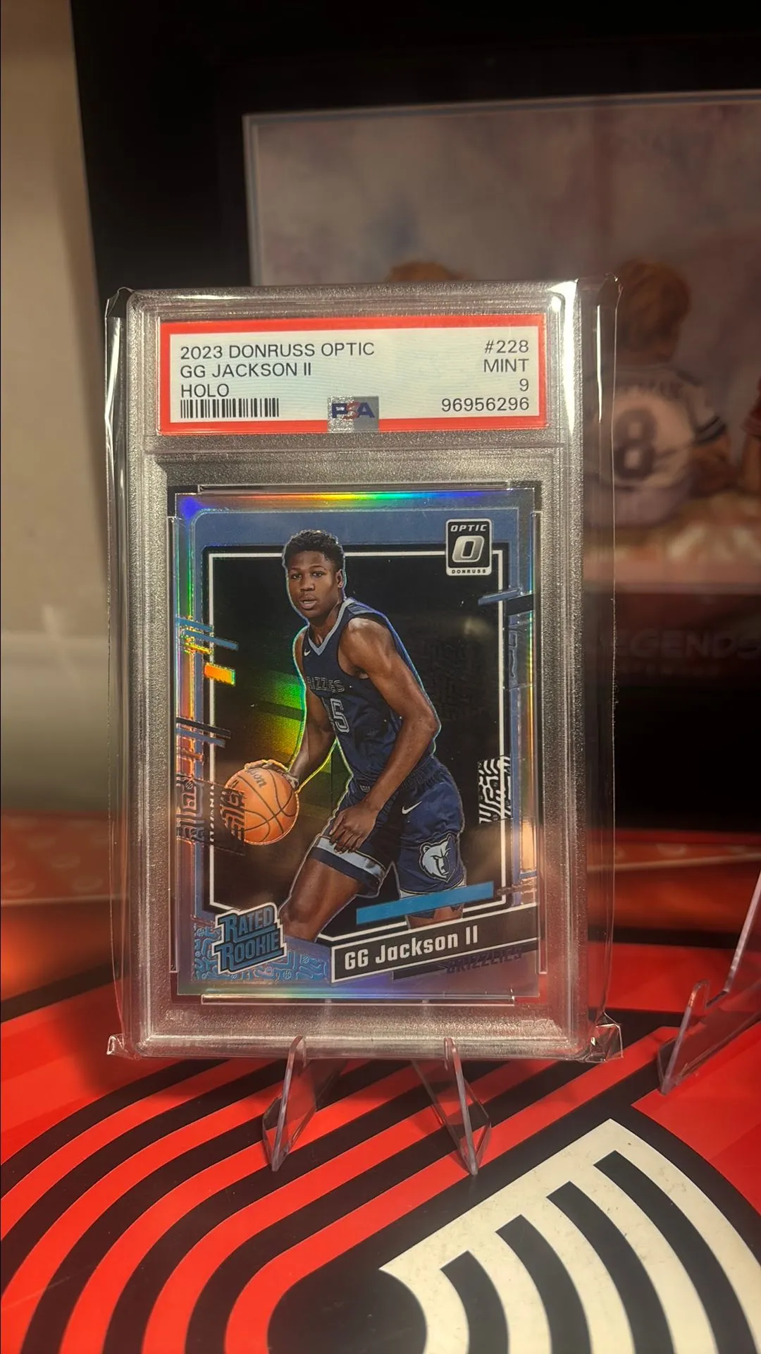 Product image for 2023 Panini Donruss Optic Gg Jackson Ii 228 Holo PSA MINT 9