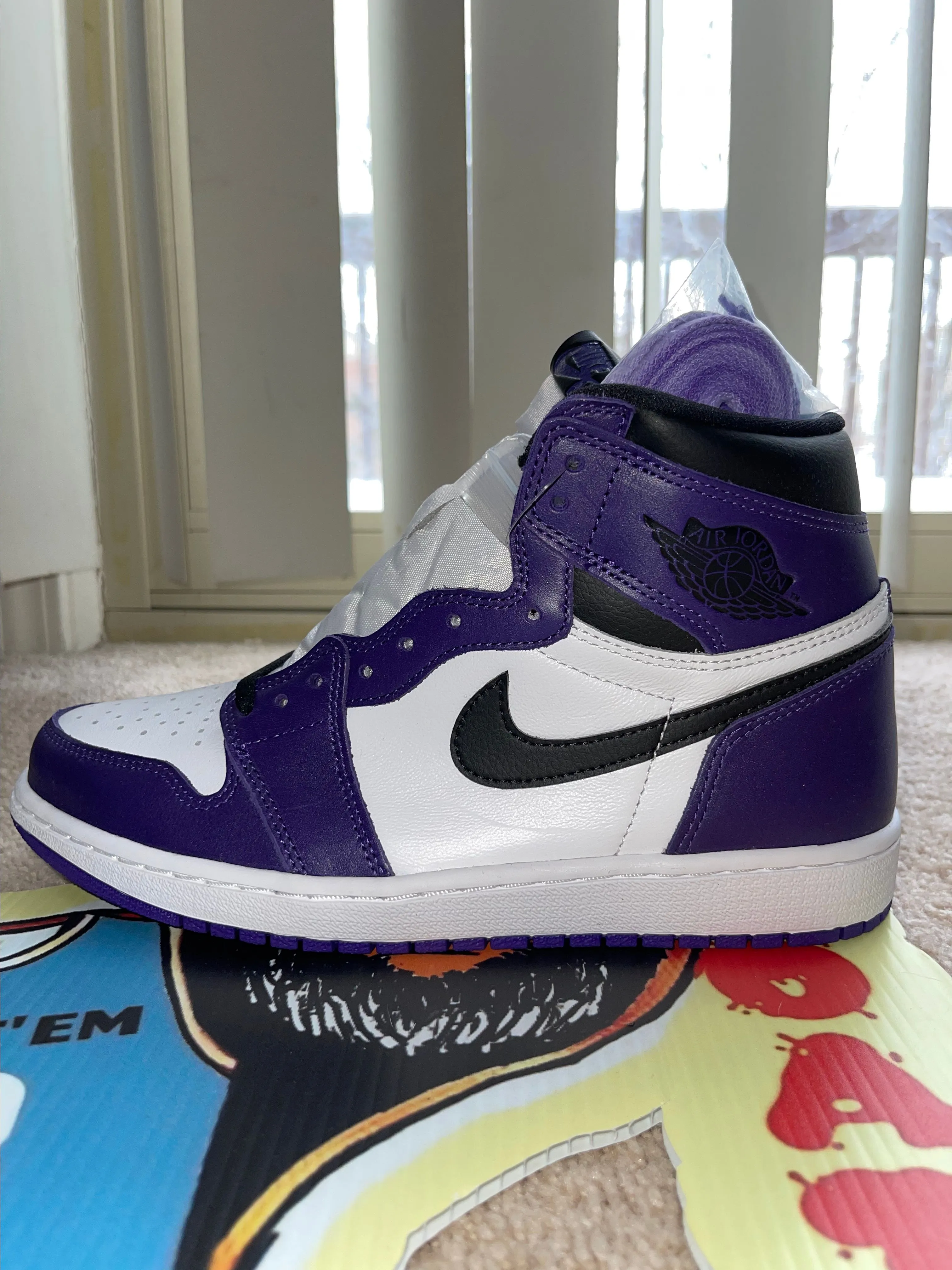 Product image for Air Jordan Retro High Court Purple White (Men)