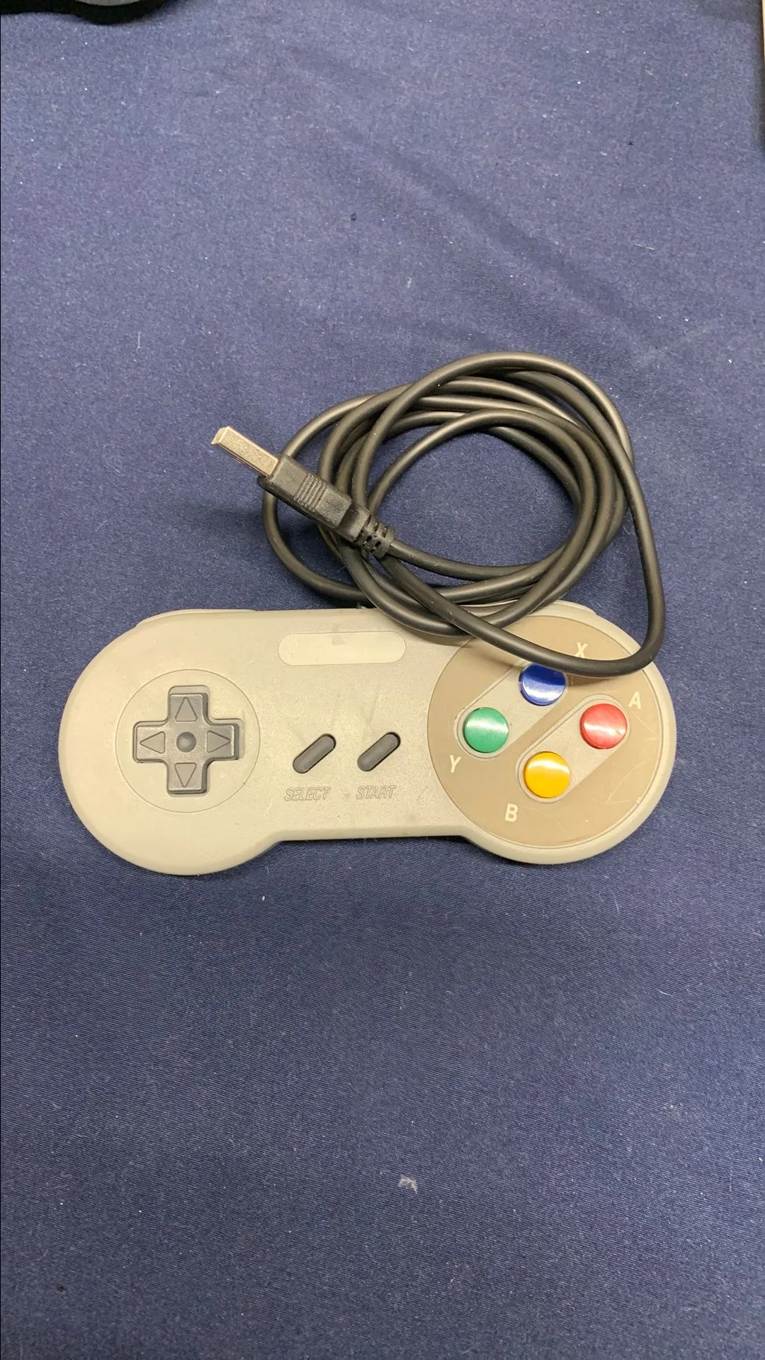 Product image for Old Skool SNES Style USB Controller for PC & MAC