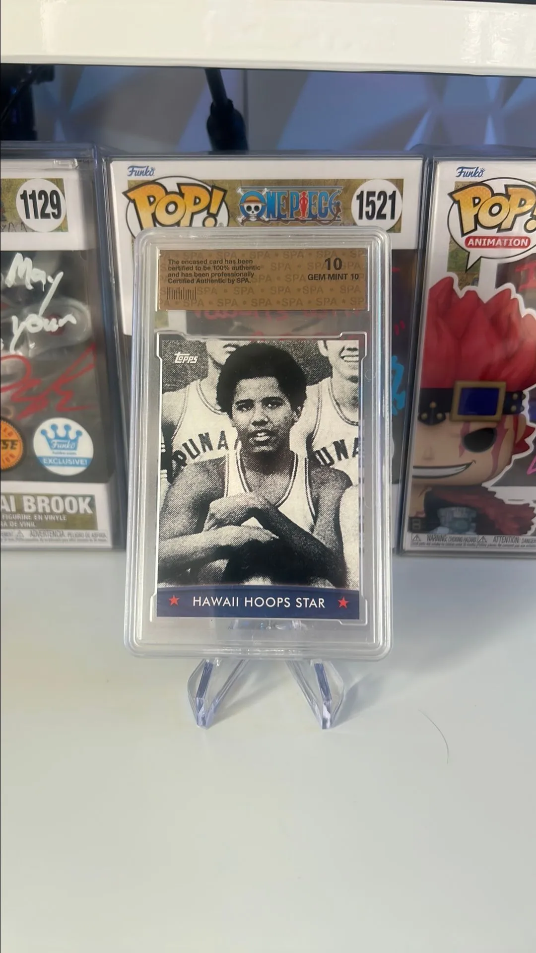Product image for 2008 President Obama Collector Trading Cards Hawaii Hoops Star #10 SPA 10