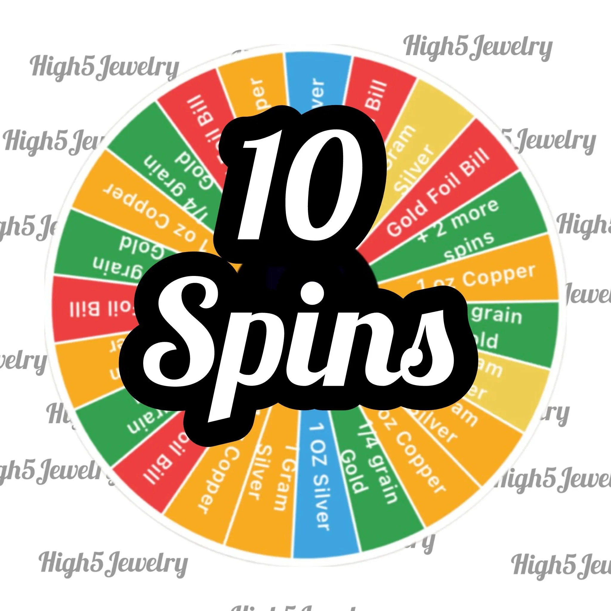 Product image for (0) 10 Spins- SAVE $20
