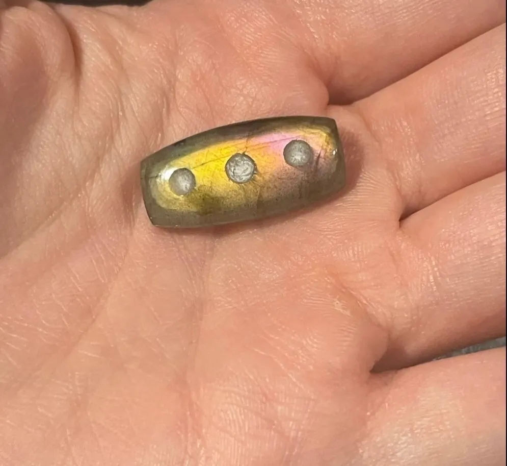 Product image for Sunset Labradorite carved Cabochon