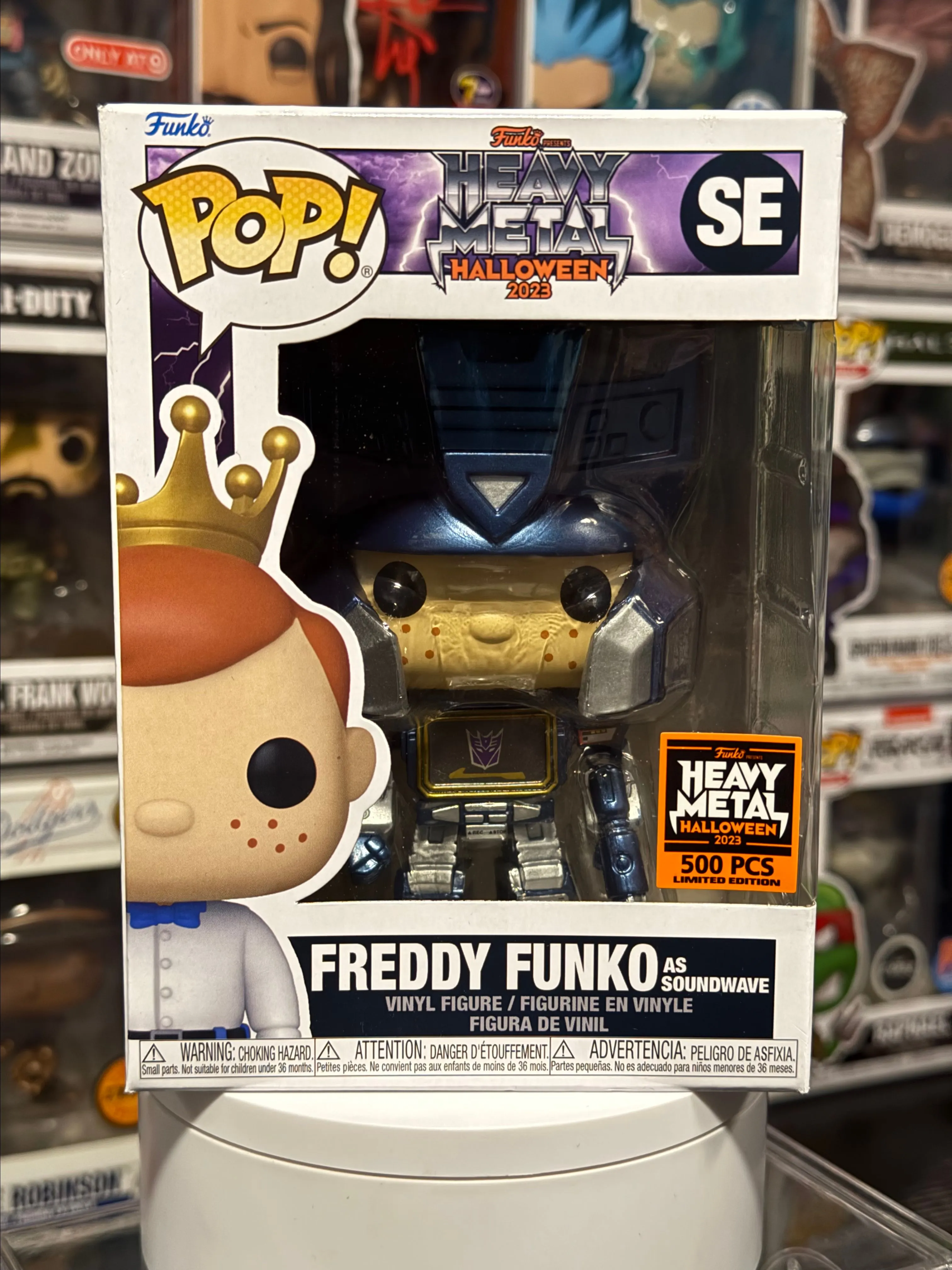 Product image for Funko Pop! Freddy Funko as Soundwave LE 500 PCS