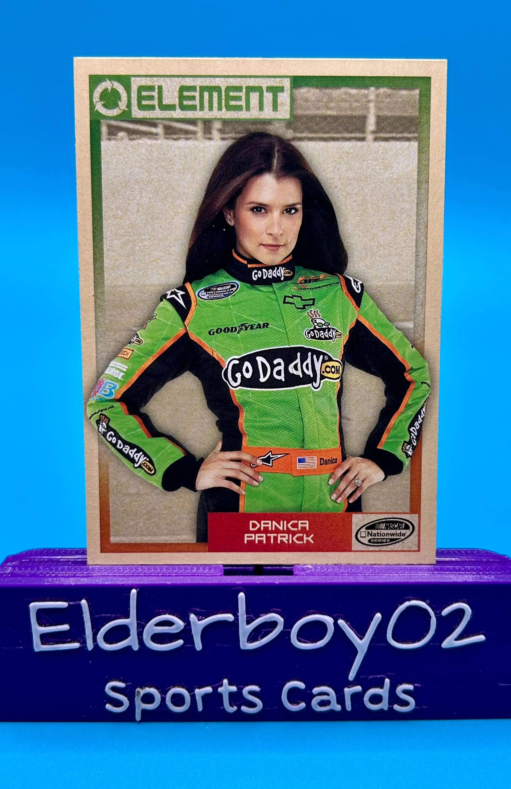 Product image for Danica Patrick Rookie Elements 2010 Press Pass Wheels Racing Nascar GoDaddy
