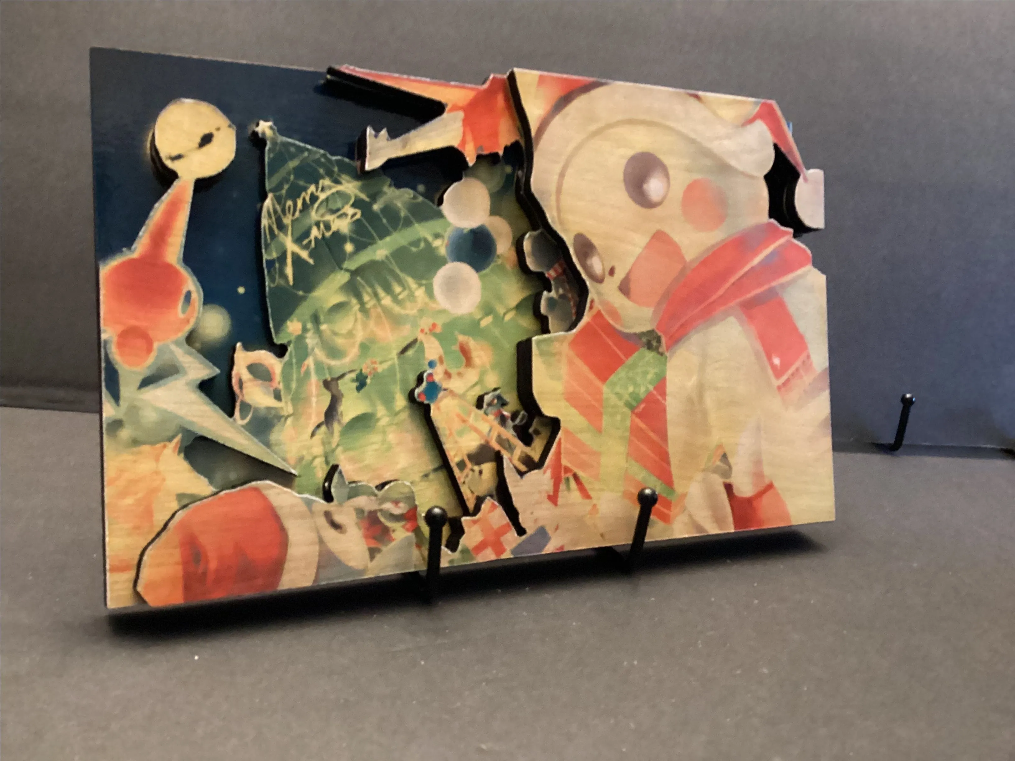 Product image for Pokémon Christmas layered wood art