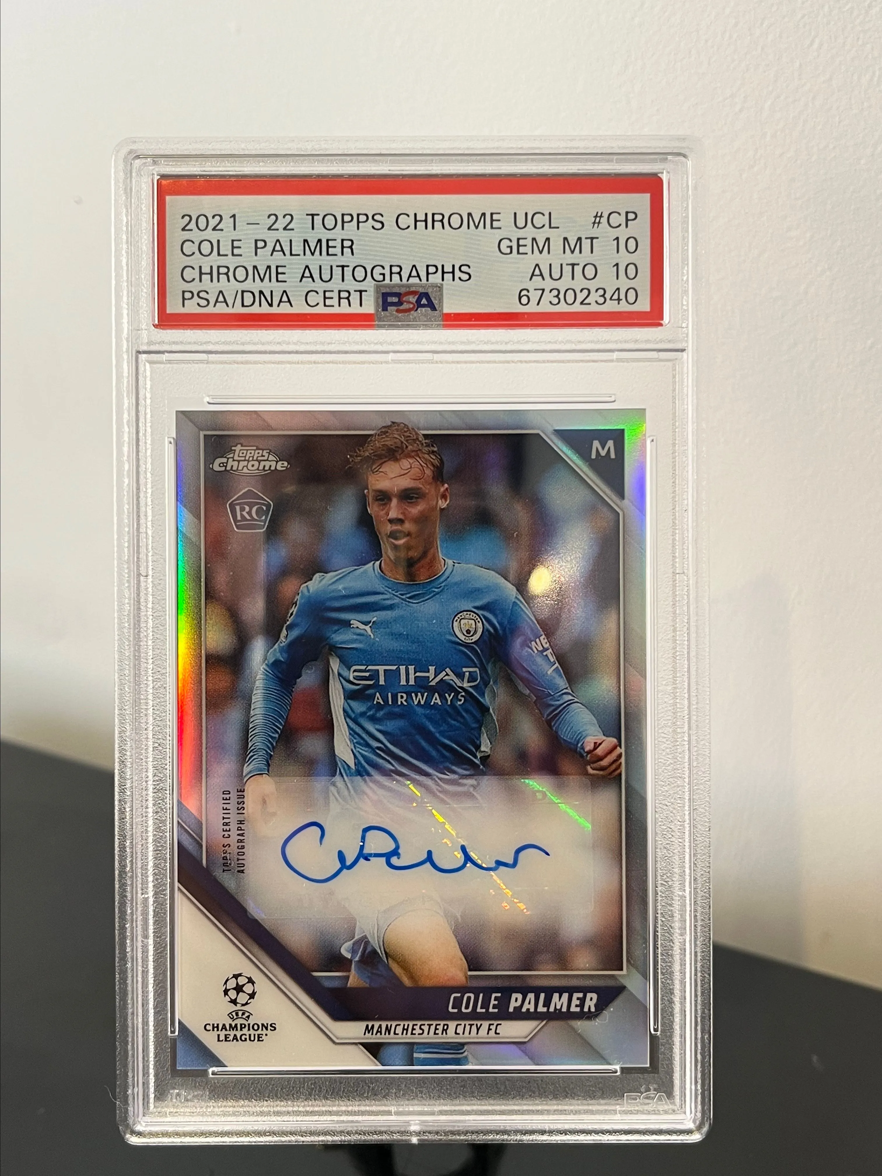 2023 Topps Chrome Cole Palmer Auto（COLE PALMER MAN CITY 2022 