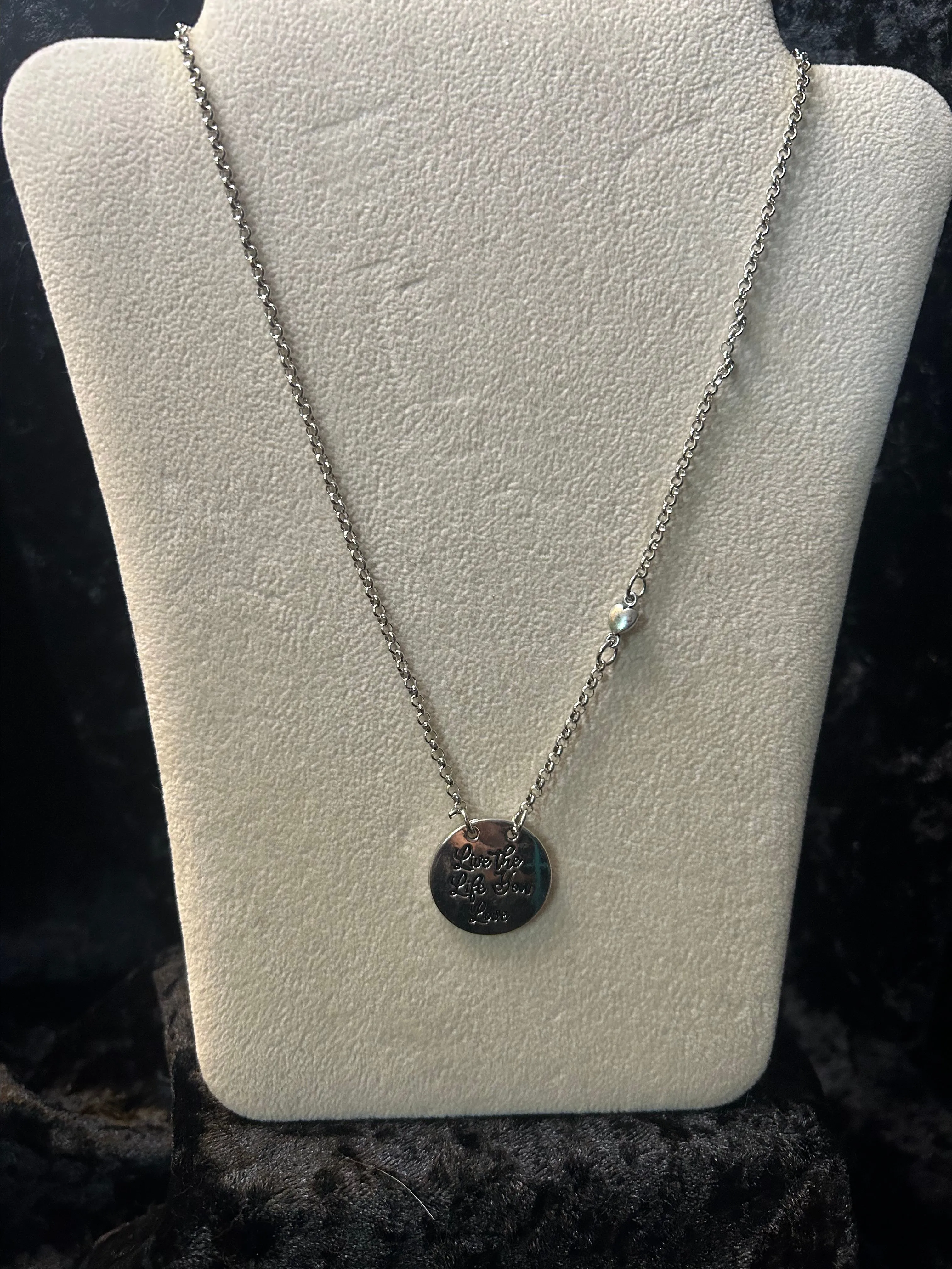 Product image for Shirt silver necklace