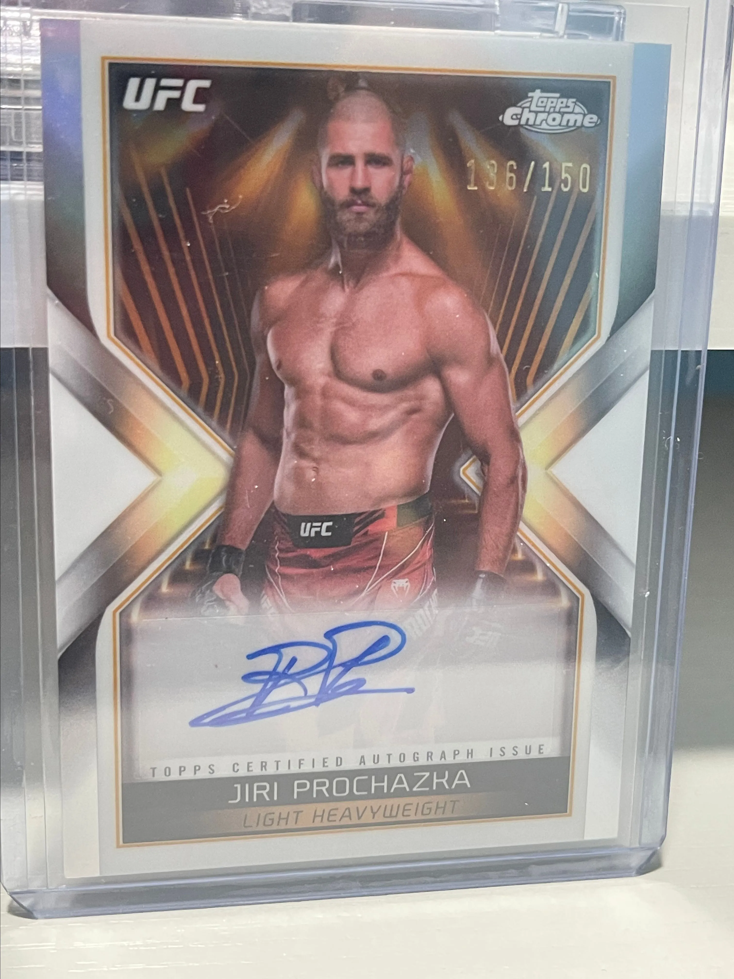 Product image for Jiri prochazka 2024 topps auto /150