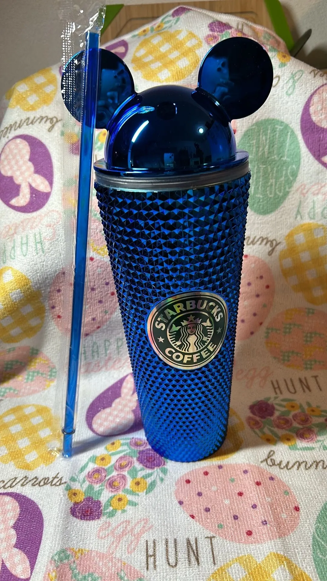 Product image for Blue Mikey mouse Starbucks cup
