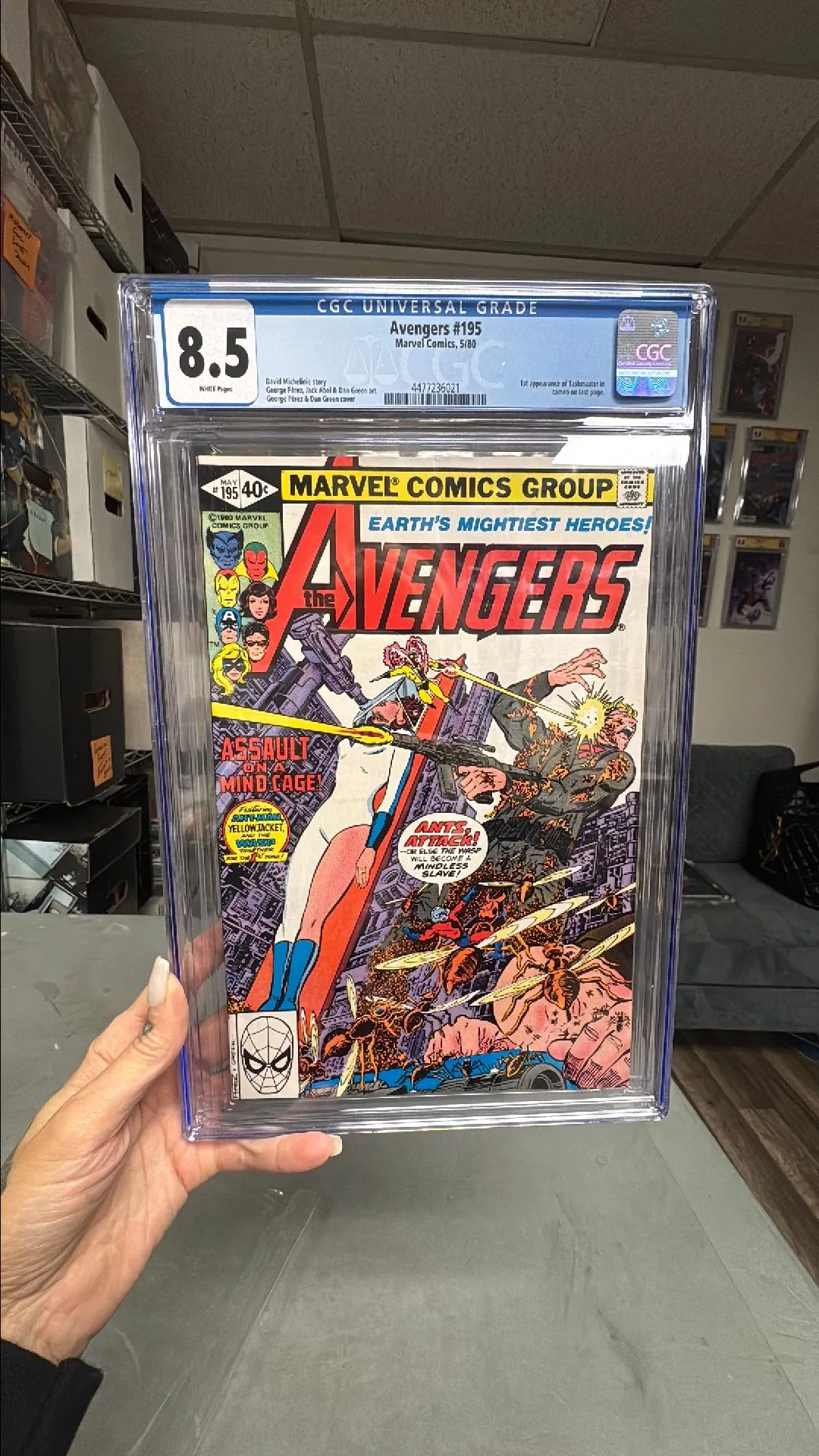 Product image for Avengers #195 cgc 8.5