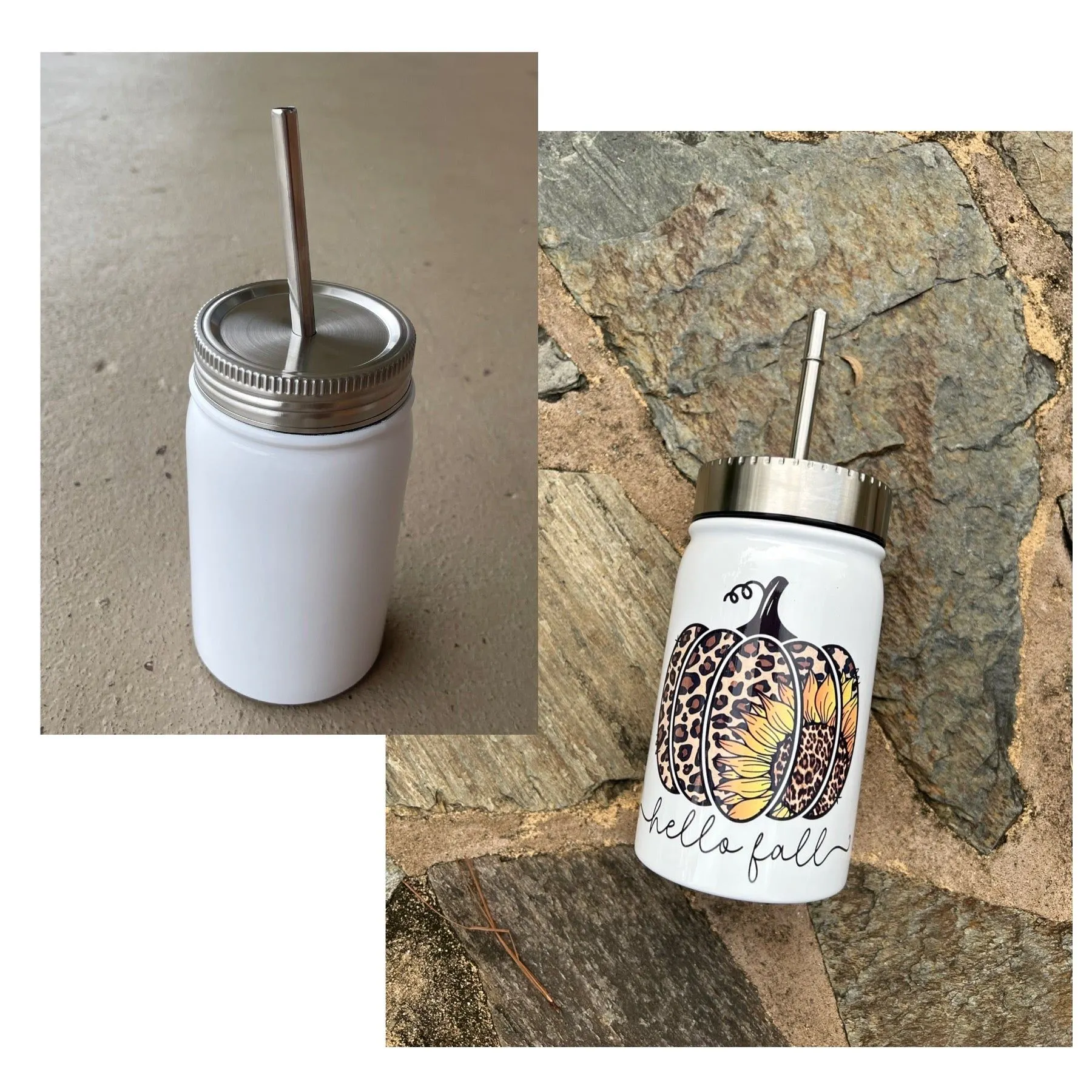 Product image for BLANK sublimation Mason Tumbler
