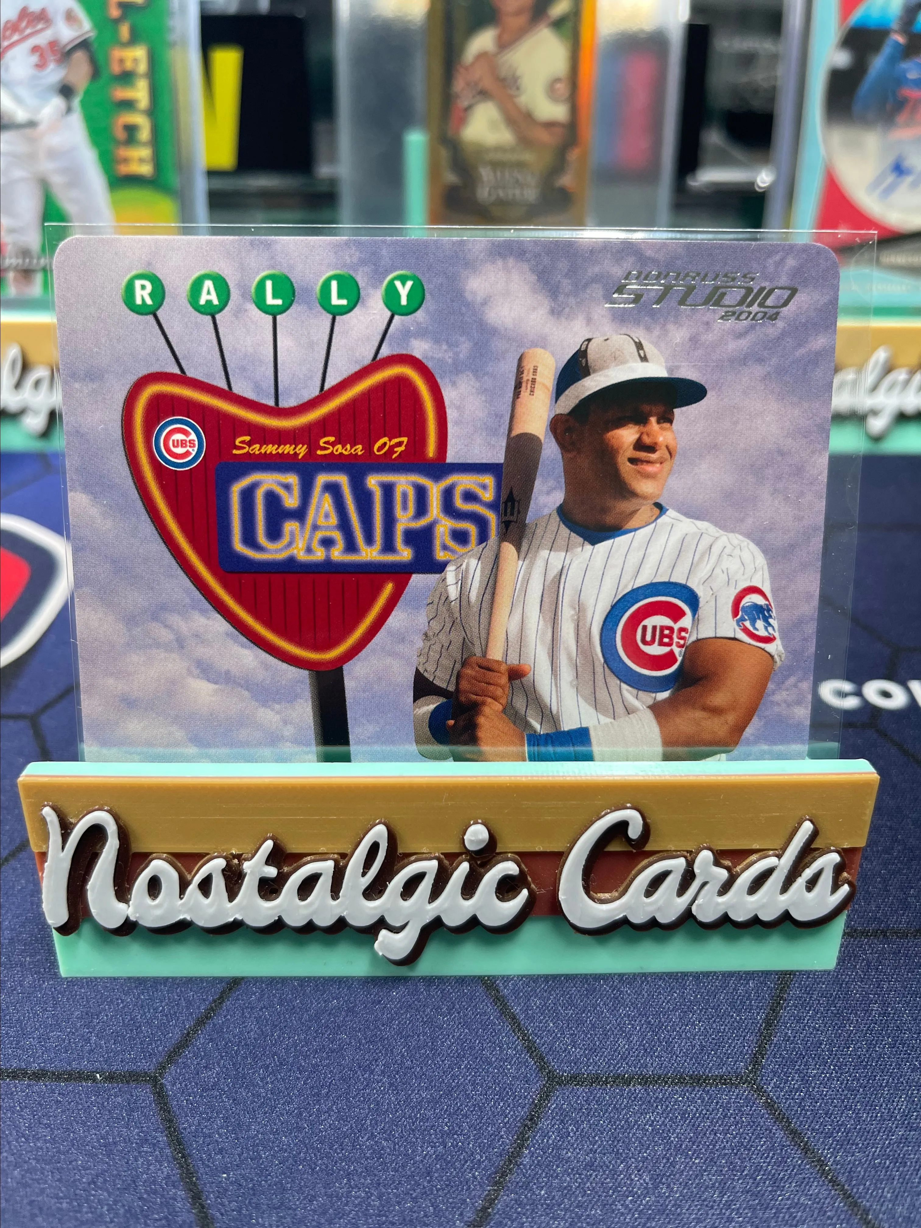 Product image for Sammy Sosa 2004 Donruss Studio <30/500 Rally Caps> CHI Cubs