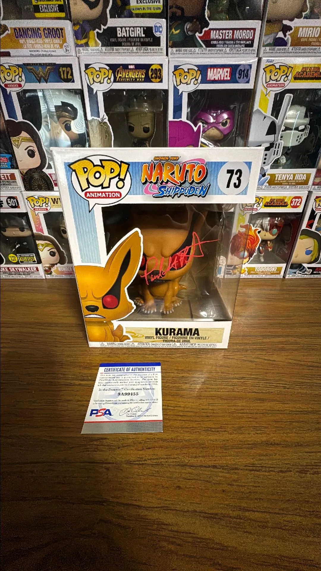 Product image for Naruto: 73 Kurama Autographed w/ CoA Signed By Paul St Peter