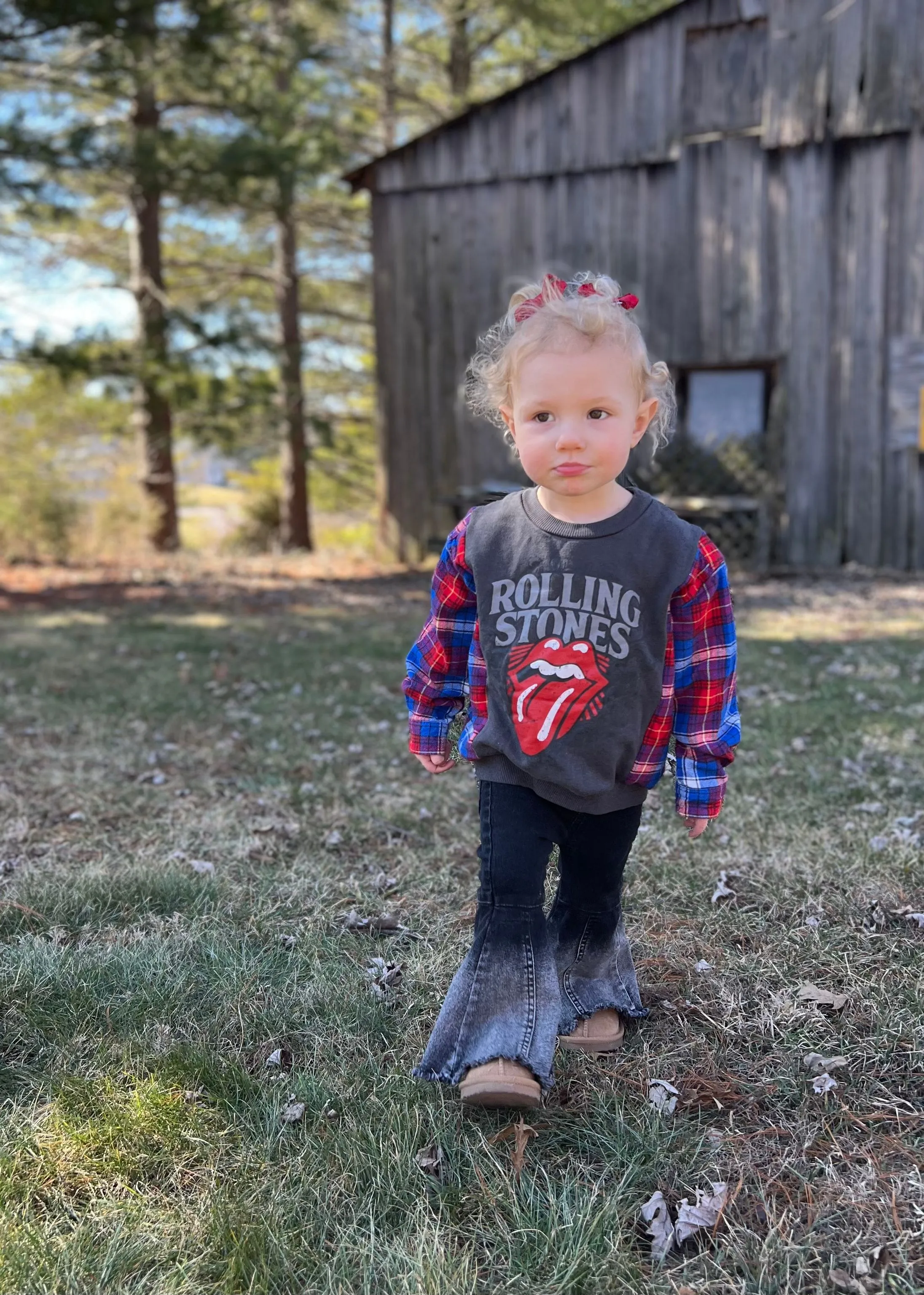 Product image for Girls Rework Rolling Stones Shirt