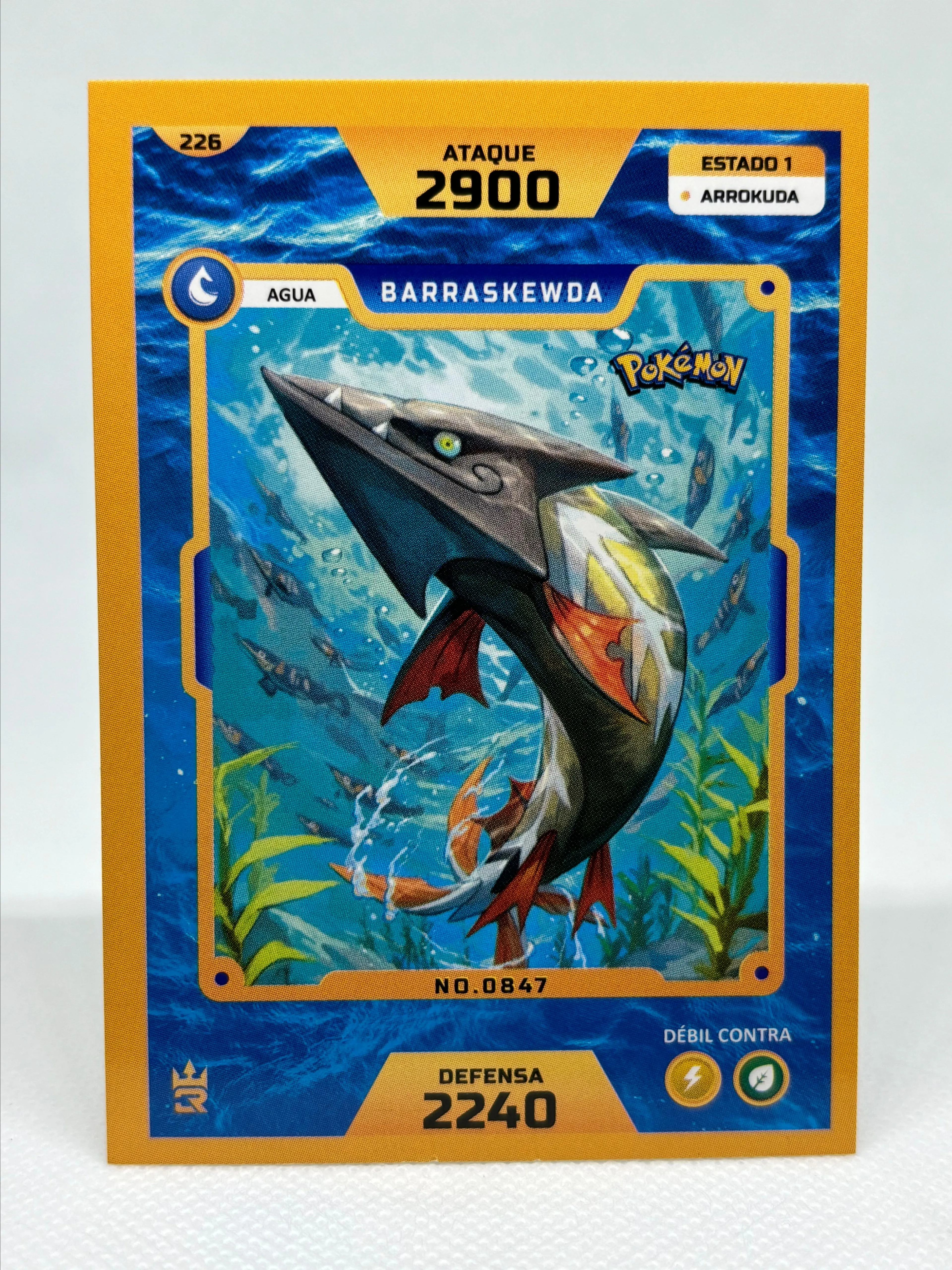 Product image for BARRASKEWDA 226 - POKEMON MASTERS TOURNAMENT - Peruvian Pokemon Cards
