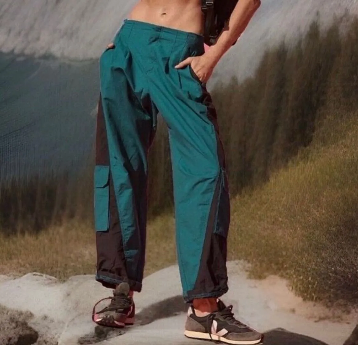 Product image for Free People Mesmerize Me Colorblock Pants