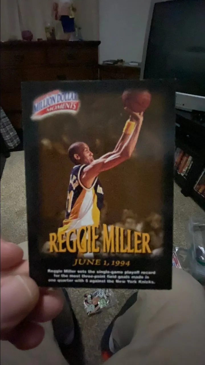 Product image for Reggie Miller Moments Card