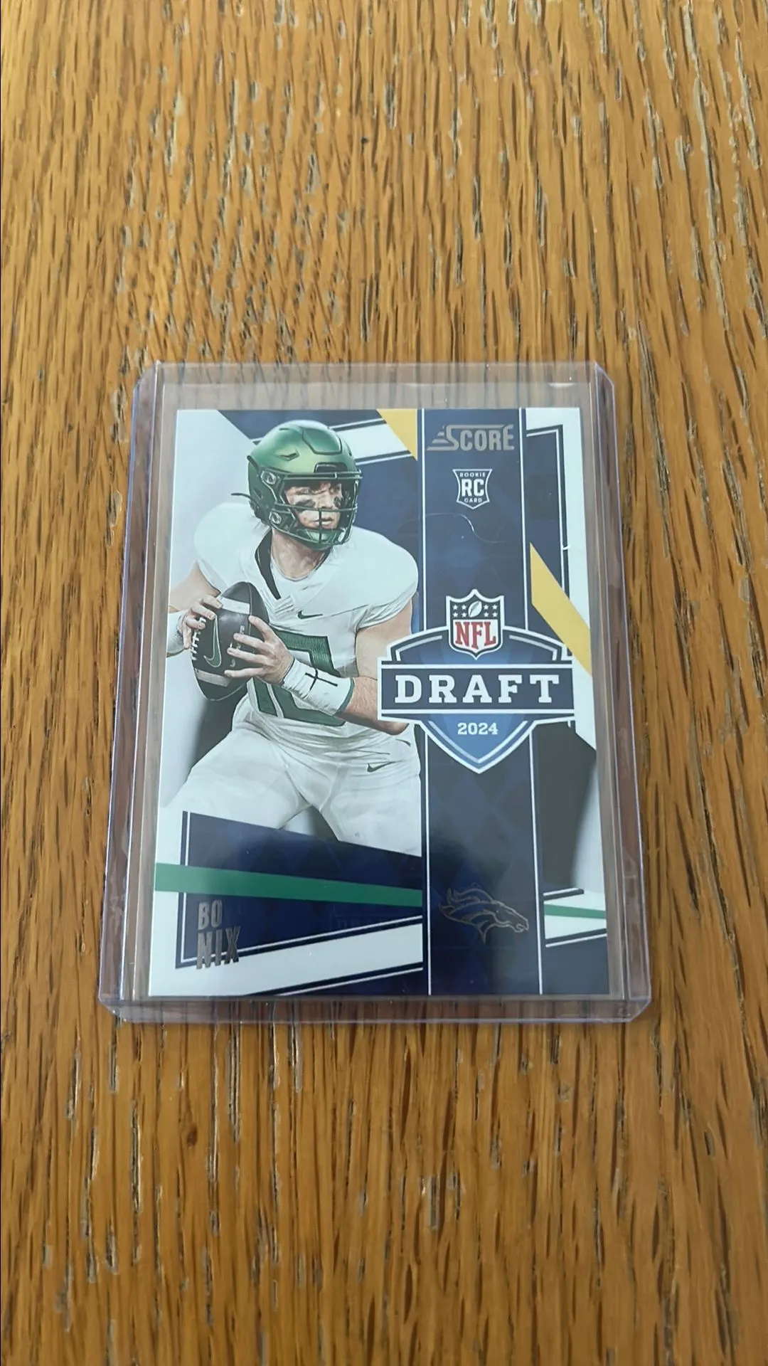Product image for Bo Nix Score RC NFL Draft