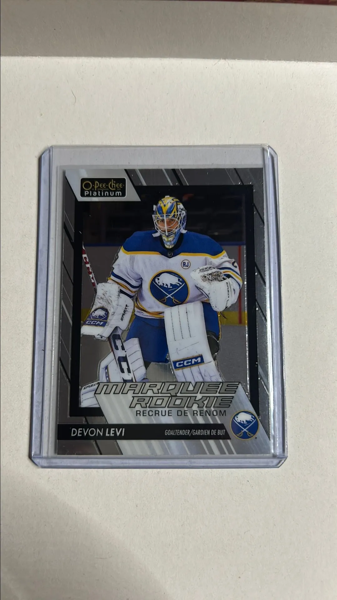 Product image for DEVON LEVI ROOKIE CARD