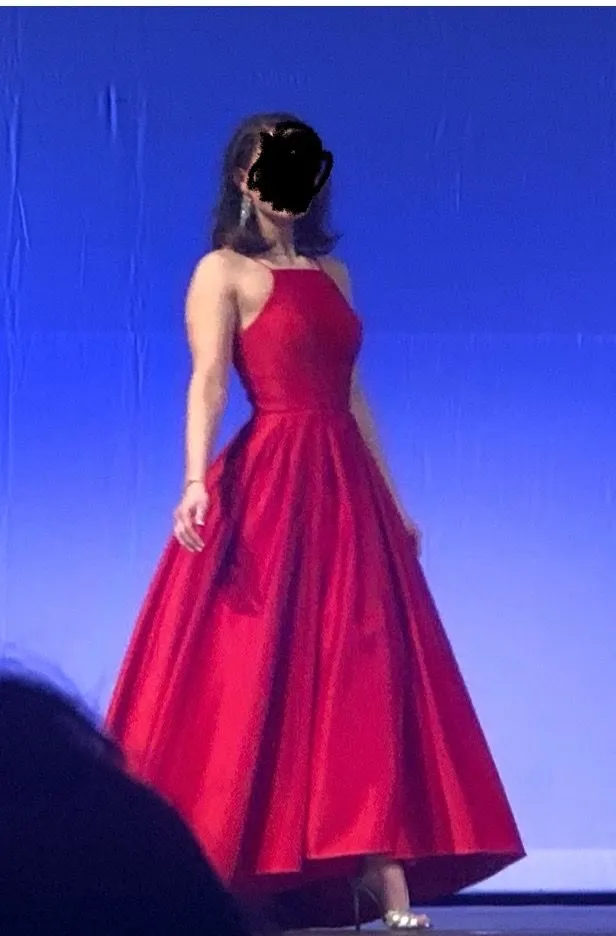 Product image for Betsy & Adam Gown Red Sz 4