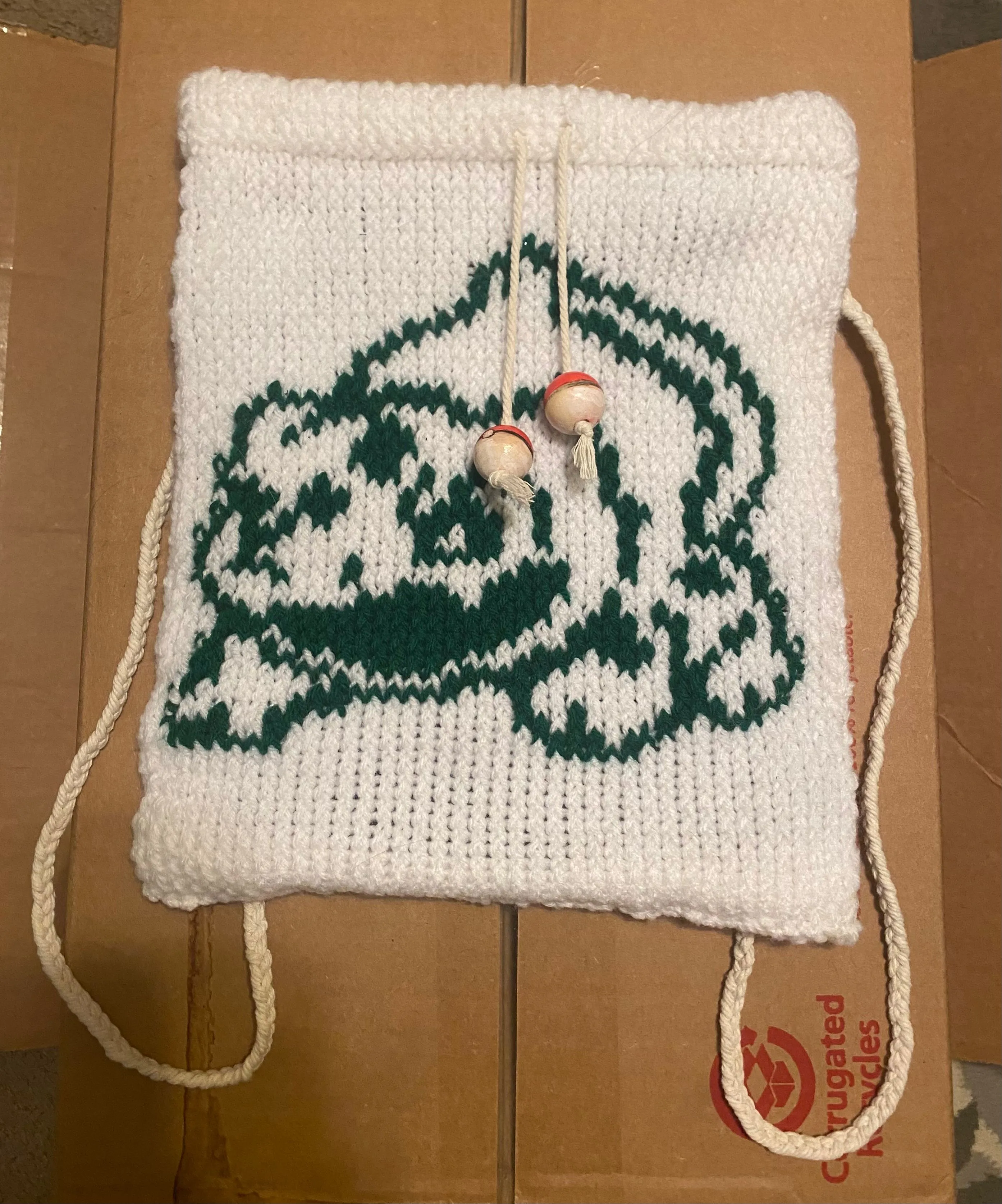 Product image for Handmade Bulbasaur backpack