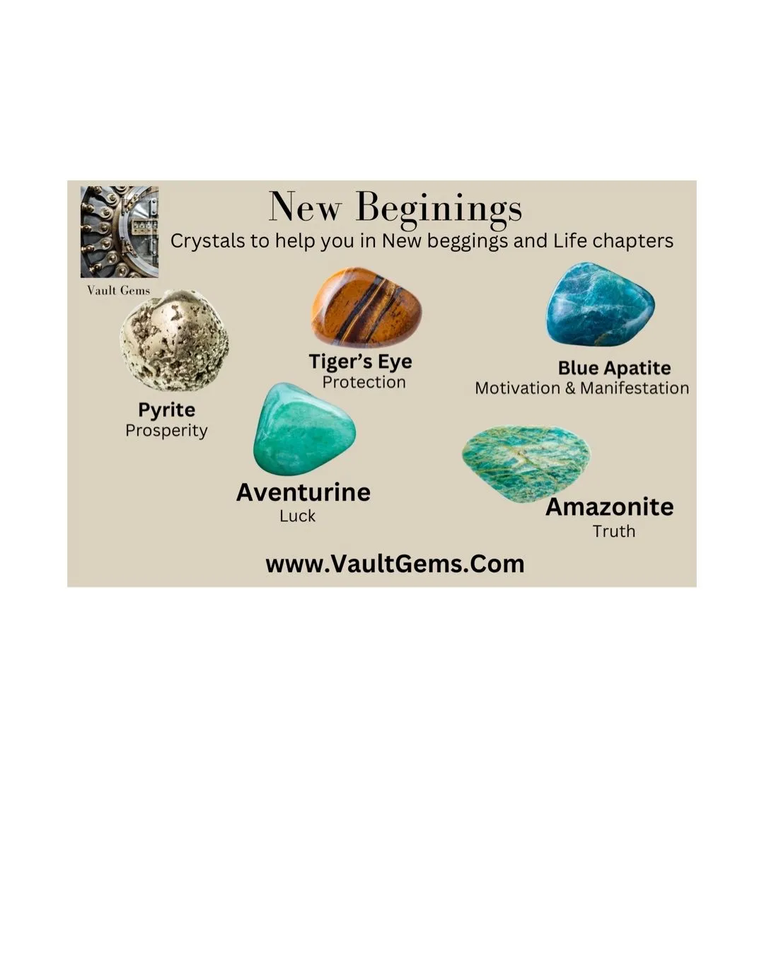Product image for New Beginings Crystal set