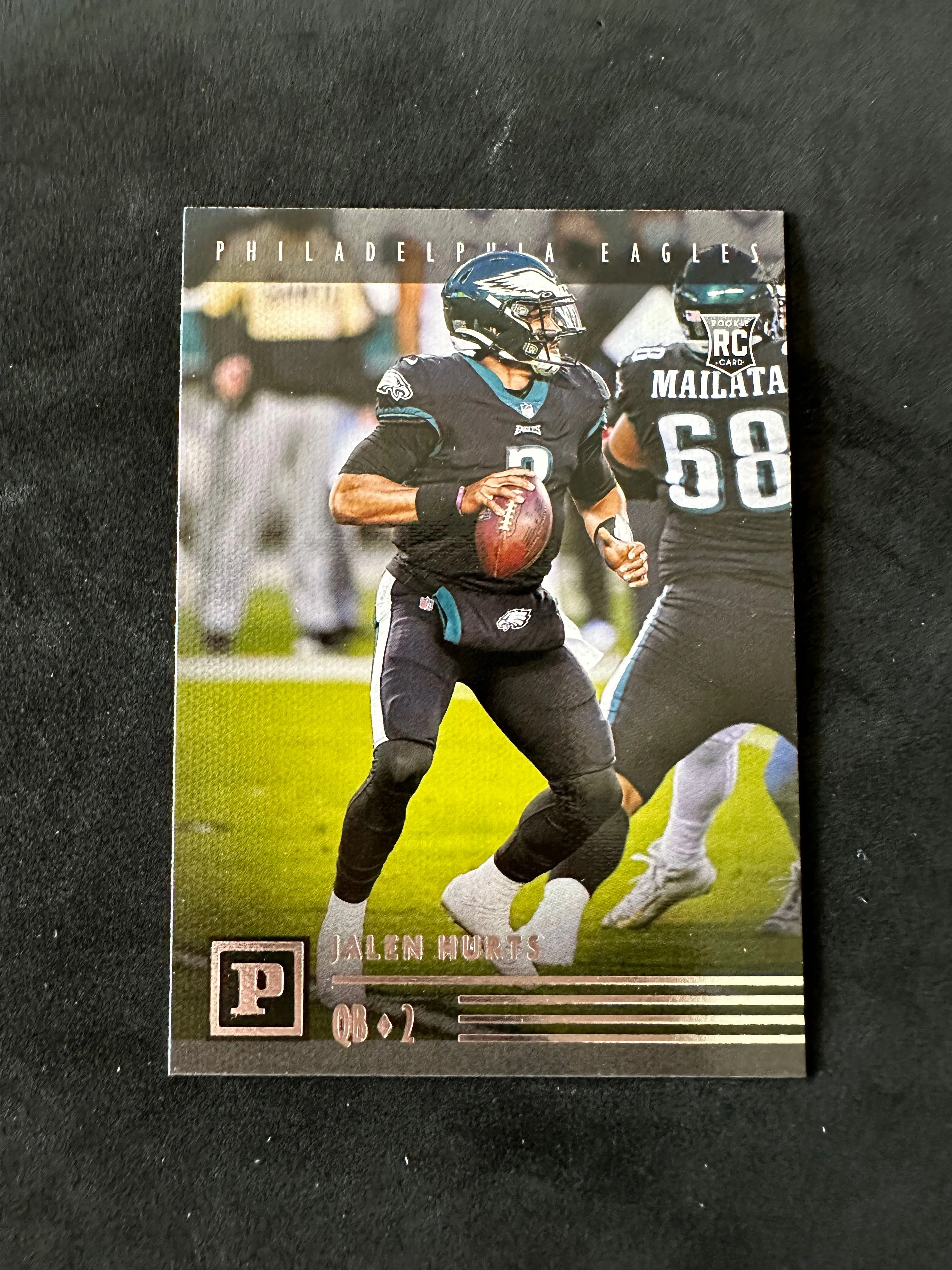 Product image for 2020 JALEN HURTS #PA-5 PANINI CHRONICLES ROOKIE RC PHILADELPHIA EAGLES