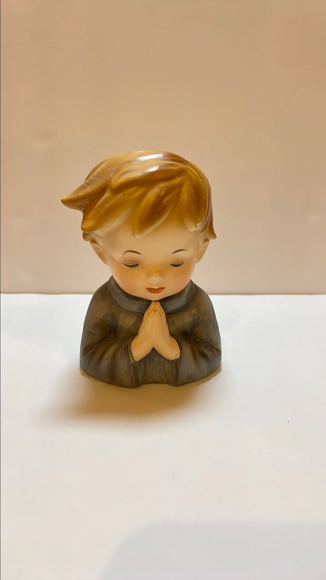 Product image for Vintage VTG Japan Inarco Praying Boy Ceramic Vase Planter E-1579