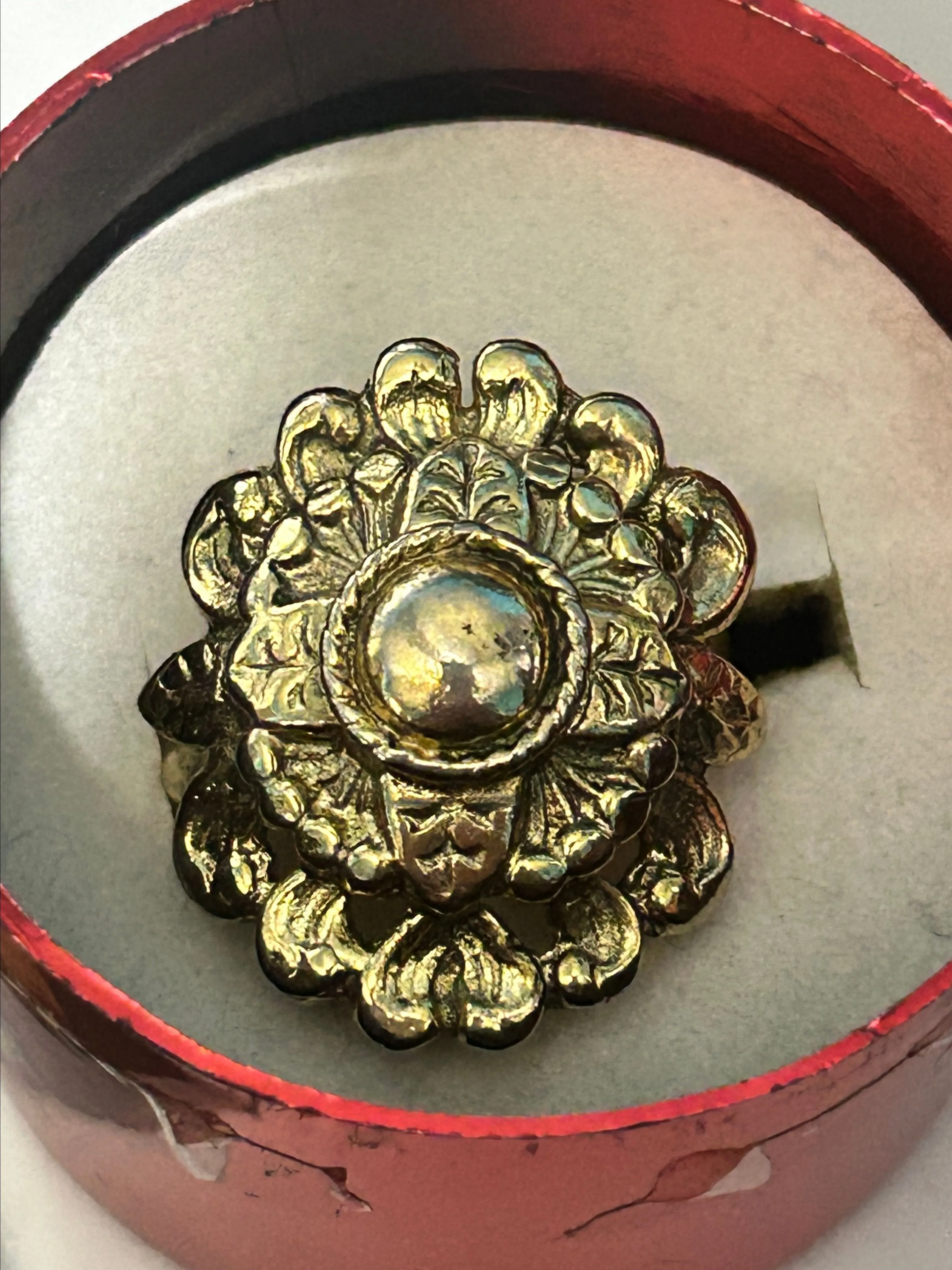 Product image for #11 Whiting and Davis gold tone ring 9