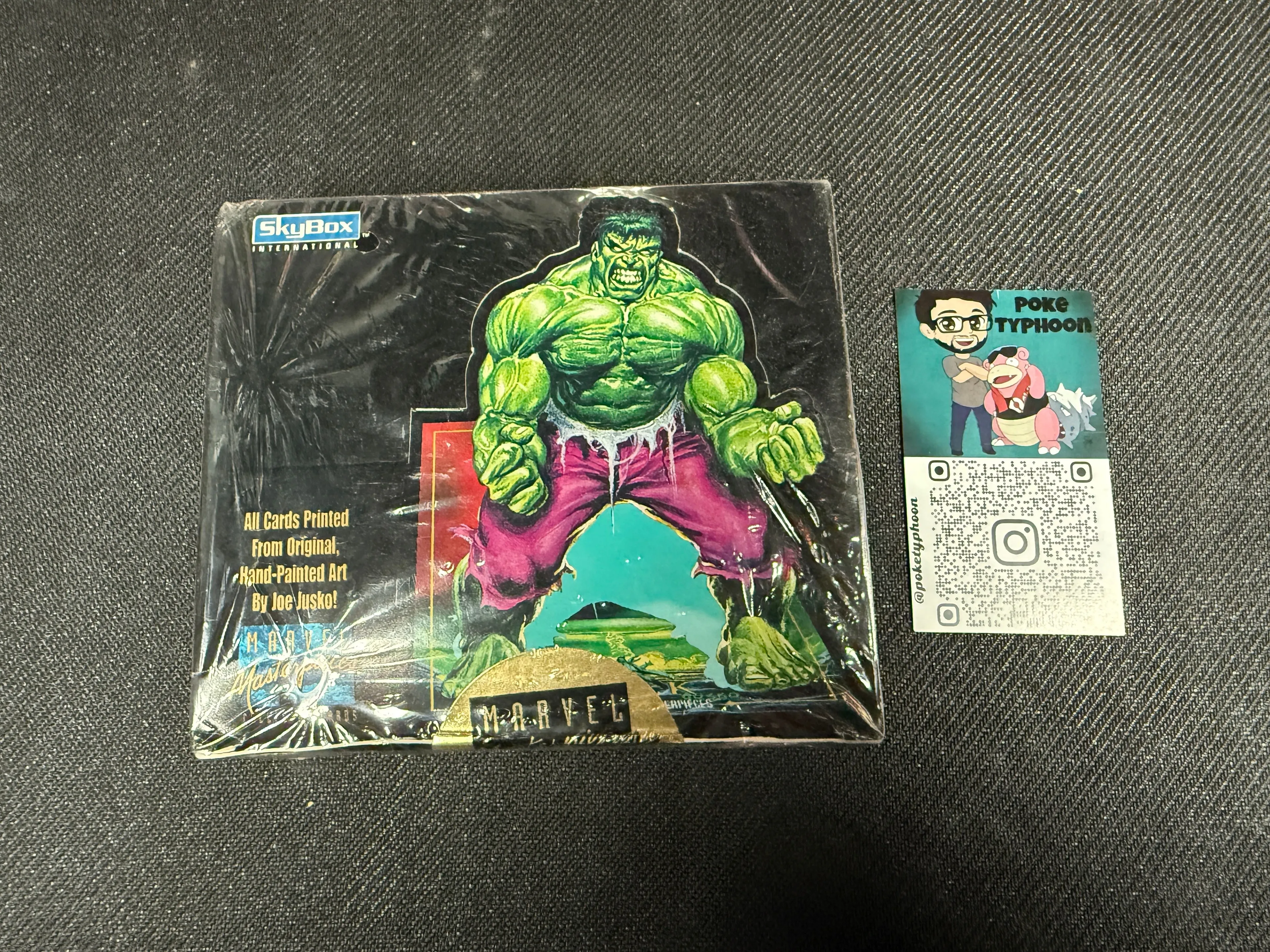 Product image for 1992 Skybox Marvel Masterpieces Series 1 Sealed Box 36 Packs Joe Jusko Art