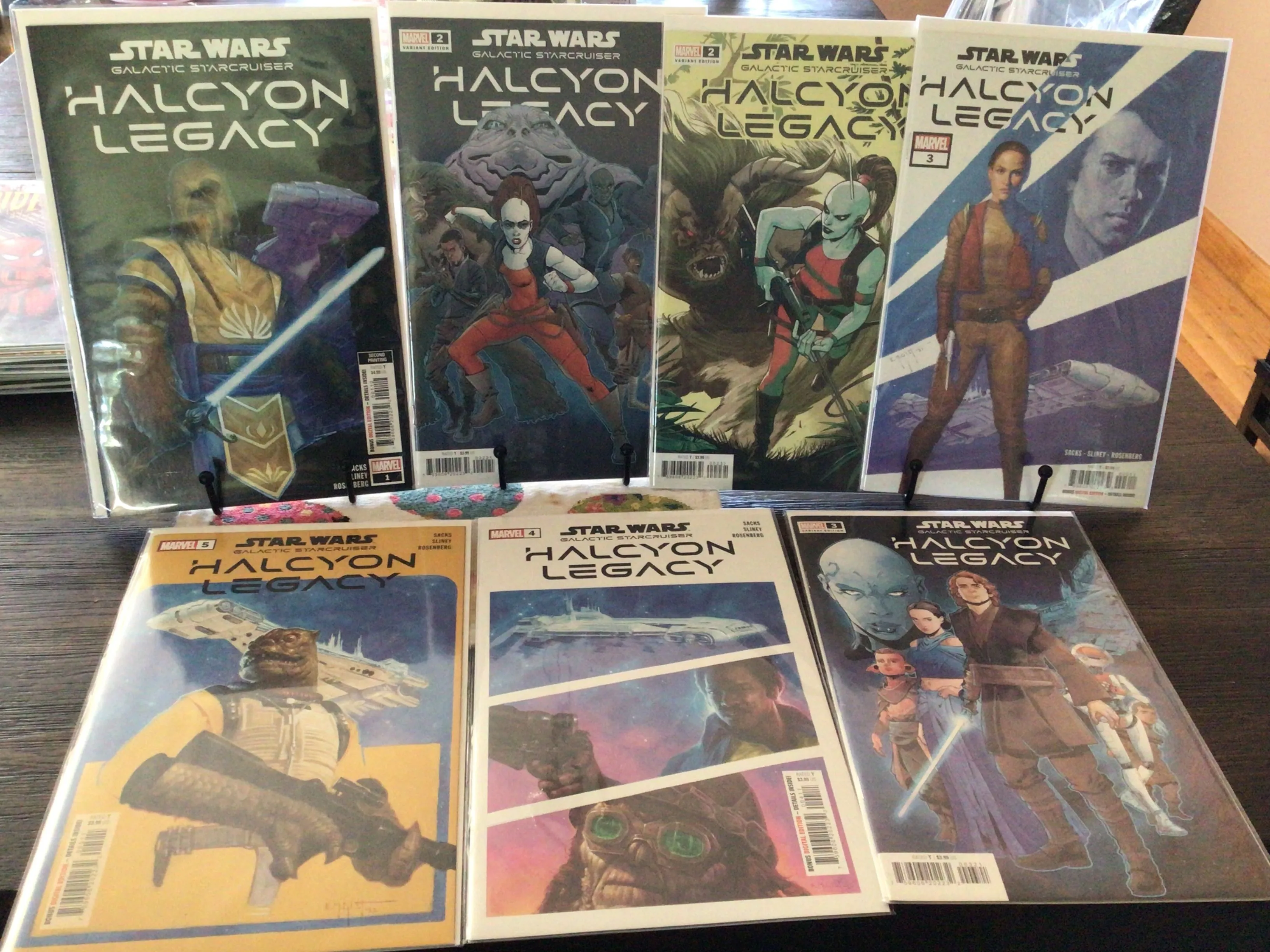 Product image for Stars wars halcyon legacy hi grade complete mini series 1-5