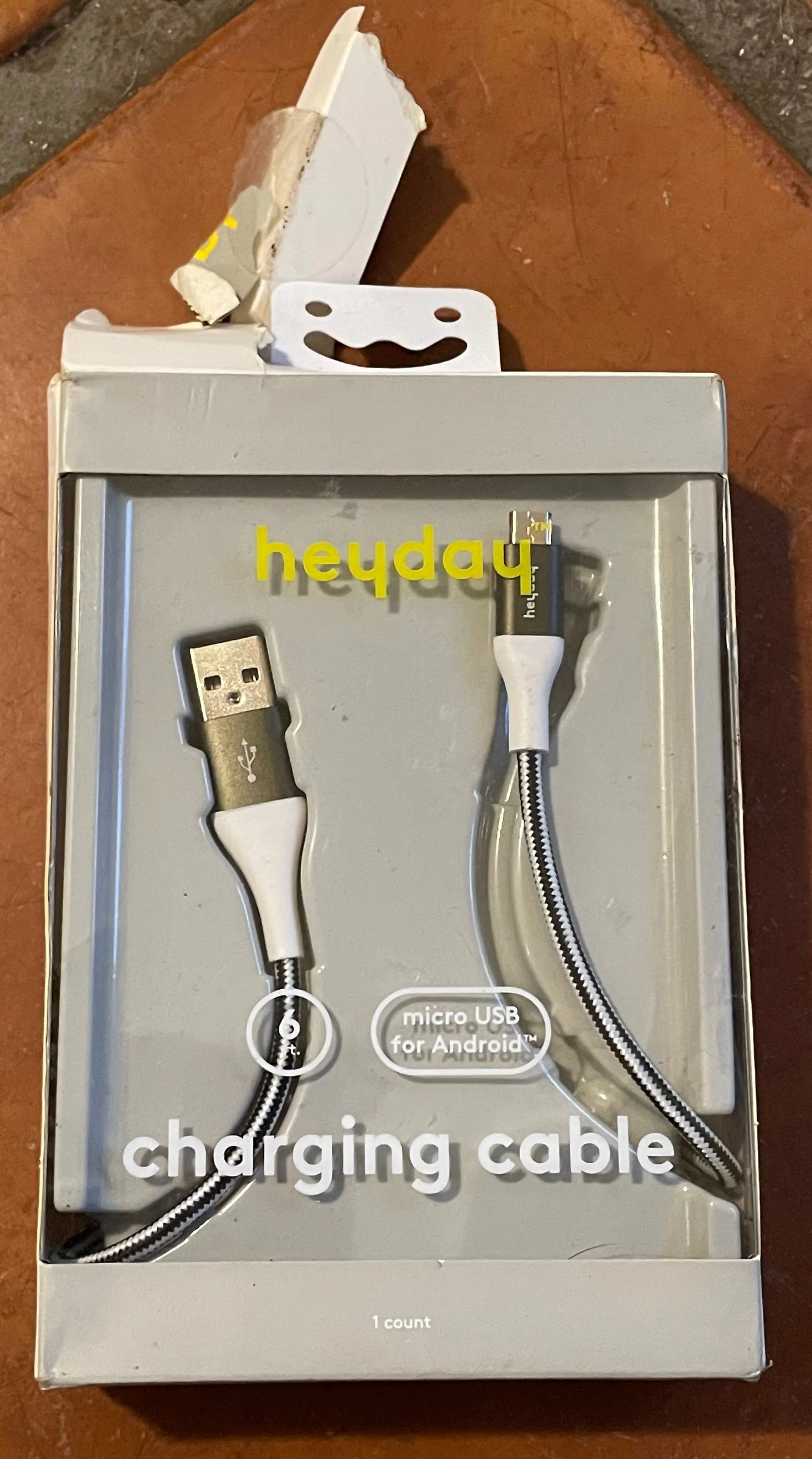 Product image for Heyday 6ft Cellphone charging cable