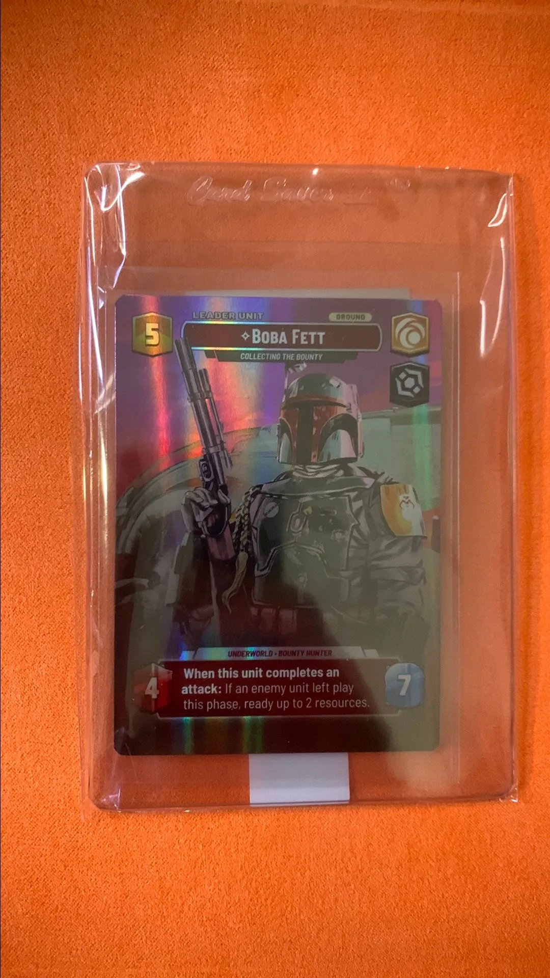 Product image for Star Wars Unlimited Boba Fett Showcase (Banned by Disney TCG)