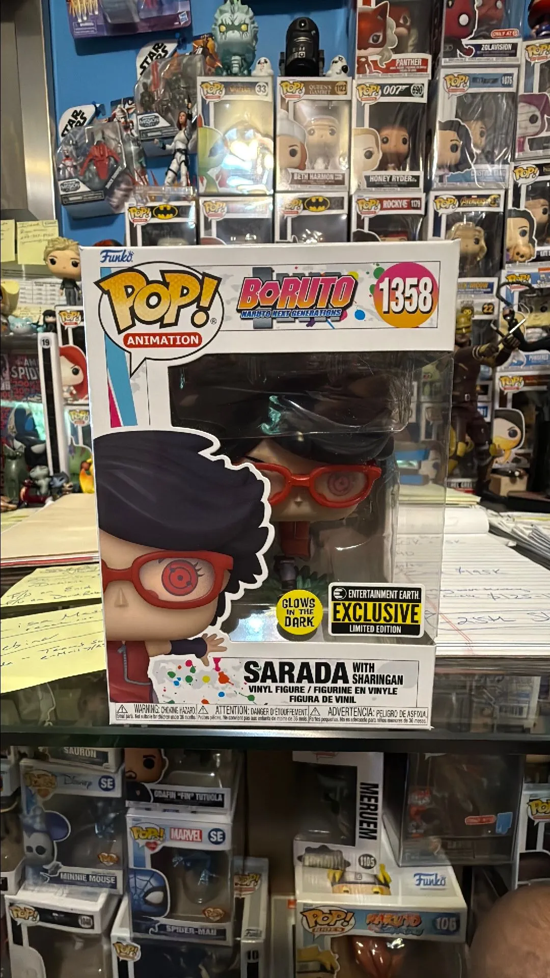 Product image for Sarada with Sharingan Boruto 1358 Glow in Dark
